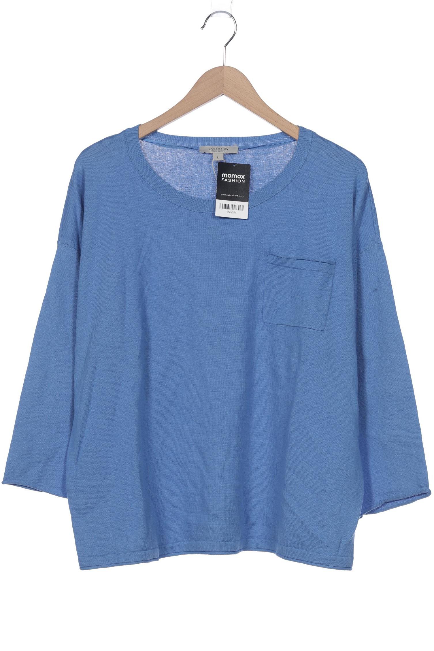 

Comma Damen Pullover, blau, Gr. 42