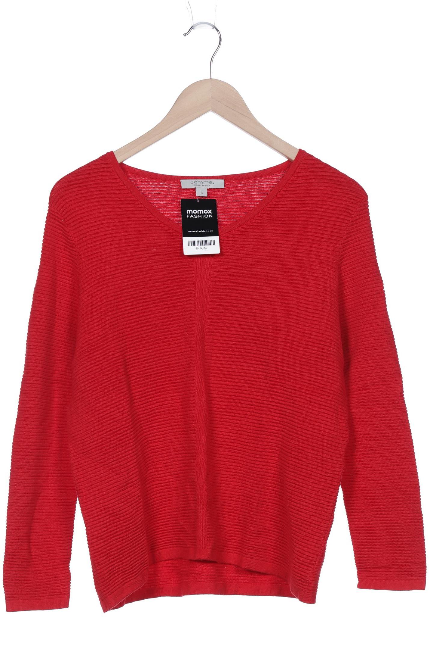 

Comma Damen Pullover, rot, Gr. 36
