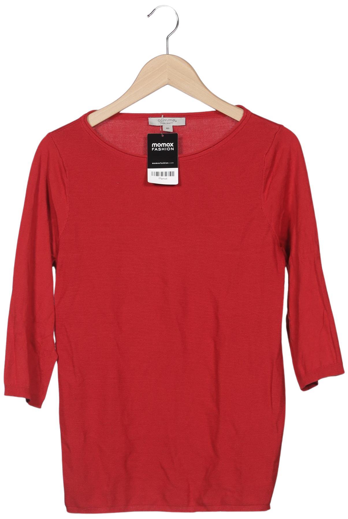 

Comma Damen Pullover, rot, Gr. 40