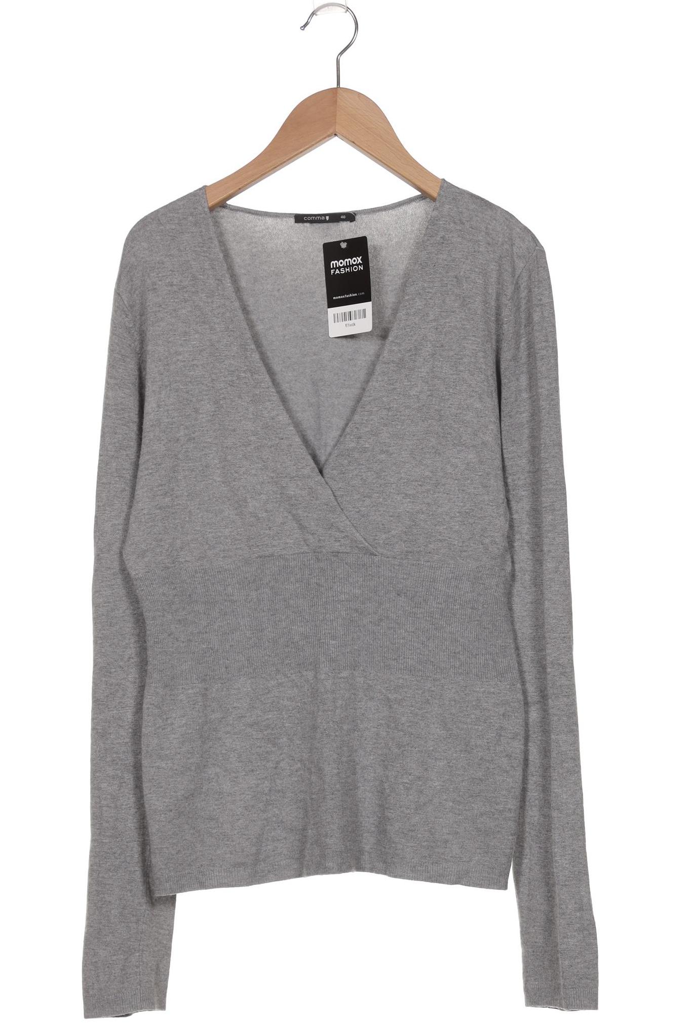 

Comma Damen Pullover, grau, Gr. 40