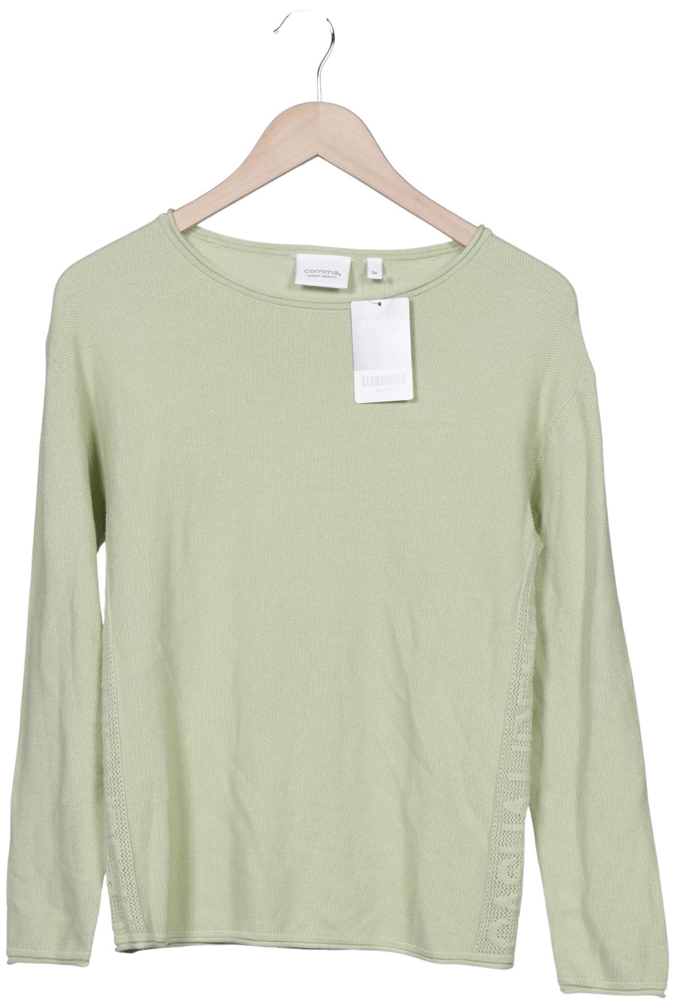 

Comma Damen Pullover, hellgrün, Gr. 34