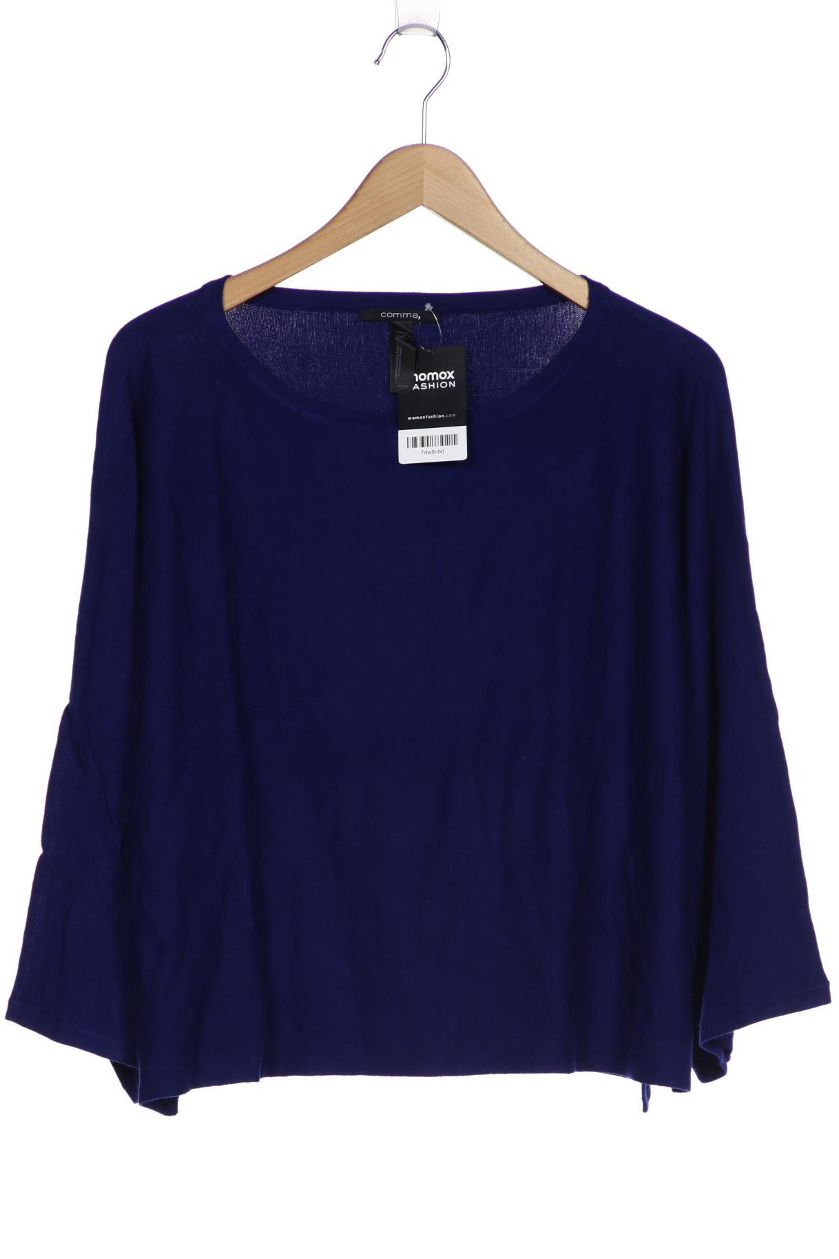 

Comma Damen Pullover, blau