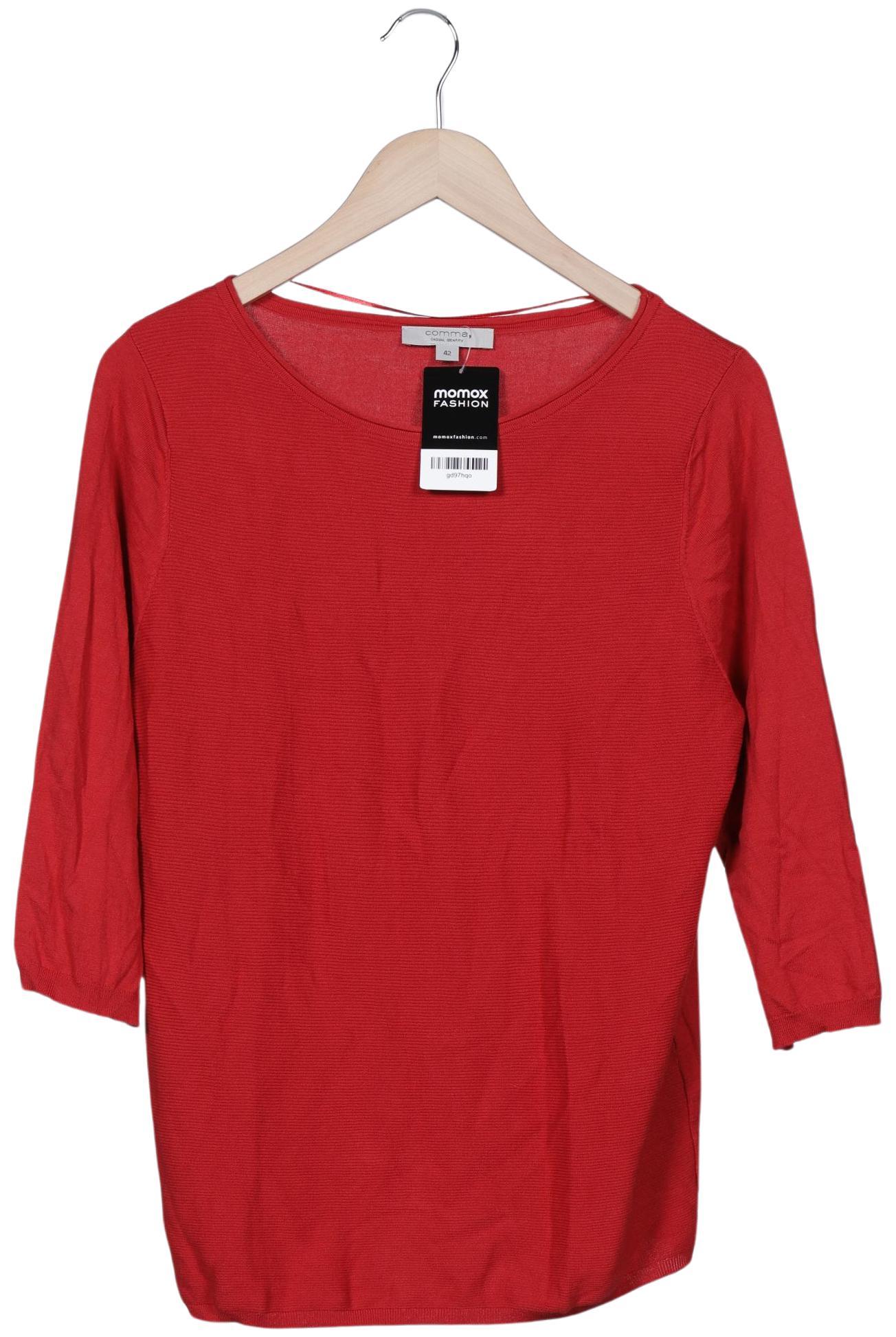 

Comma Damen Pullover, rot, Gr. 42
