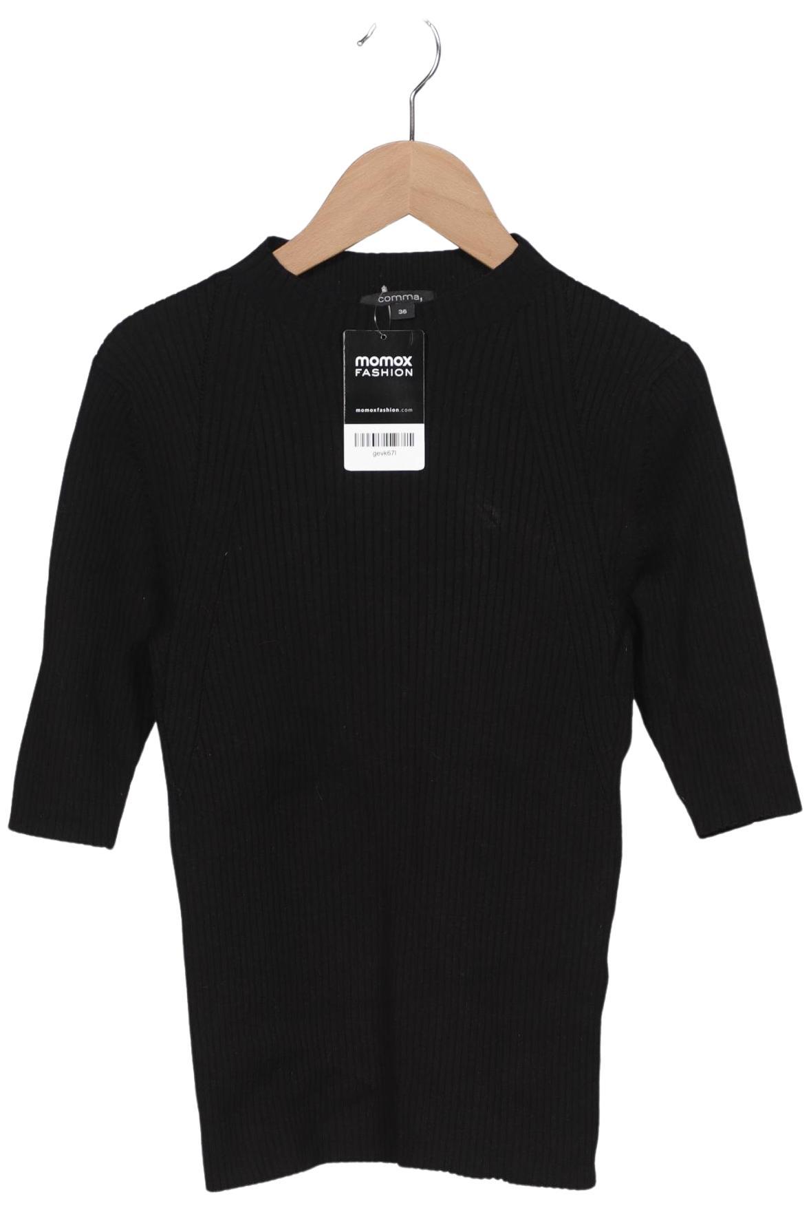 

Comma Damen Pullover, schwarz, Gr. 36
