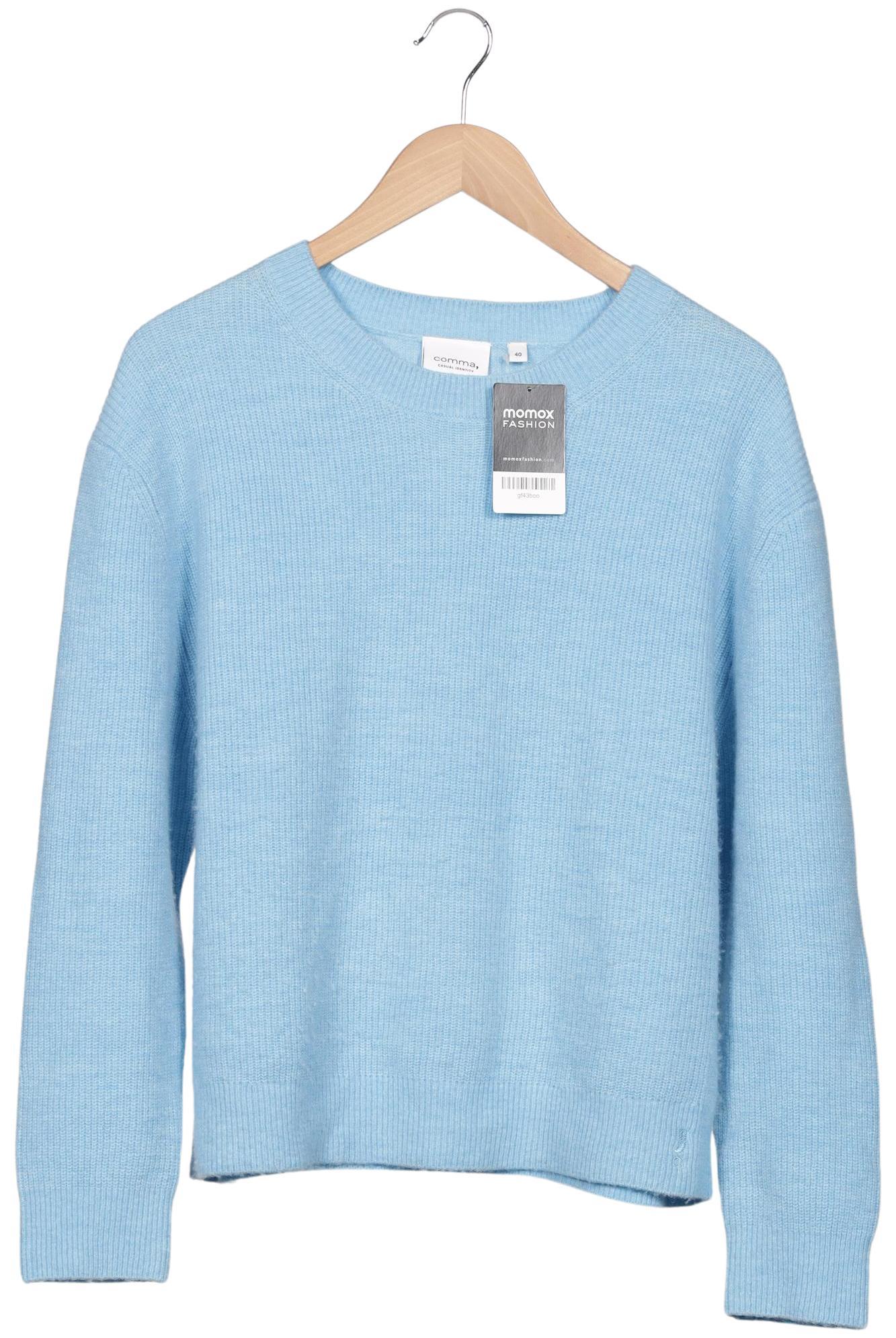 

Comma Damen Pullover, blau, Gr. 40