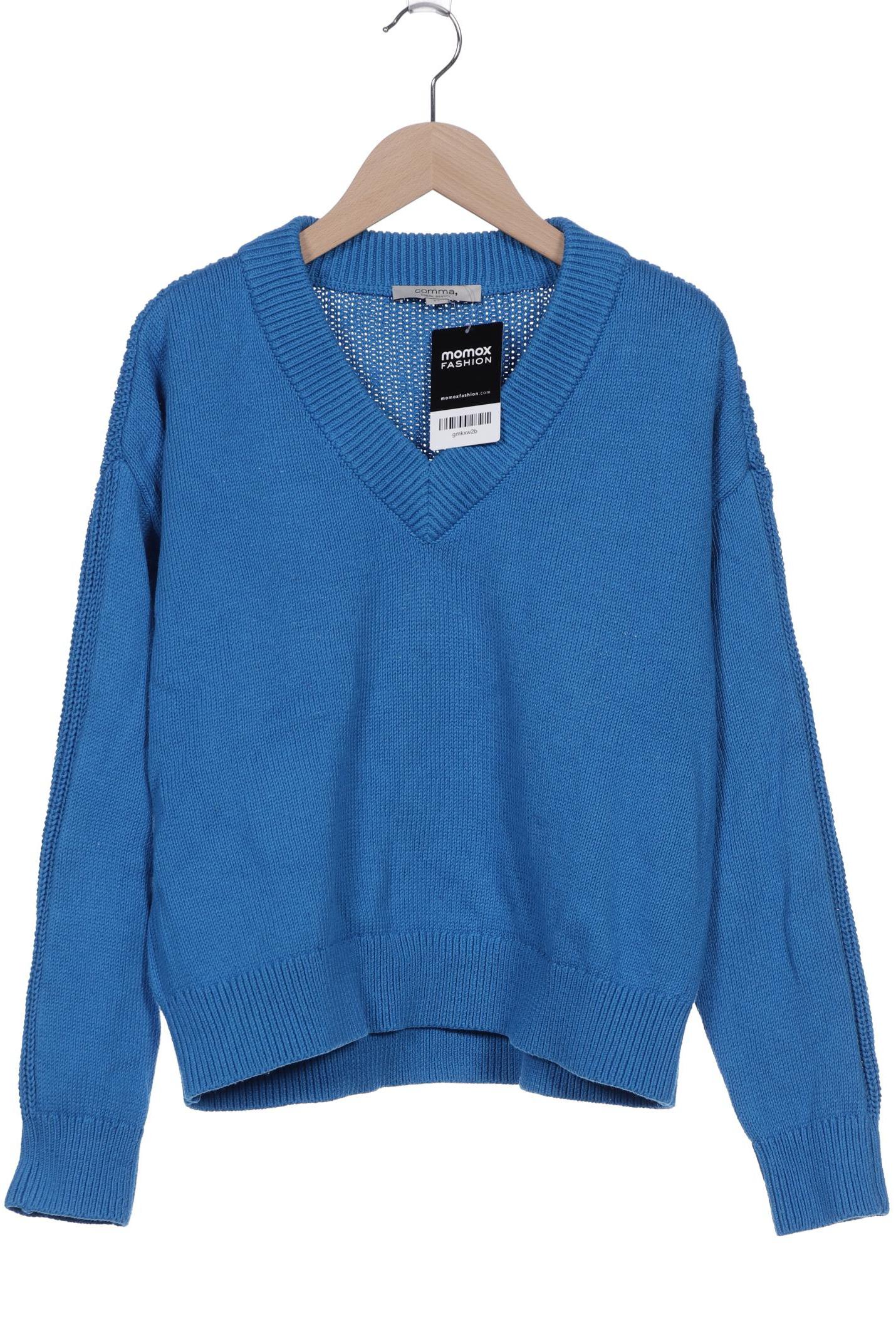 

Comma Damen Pullover, blau