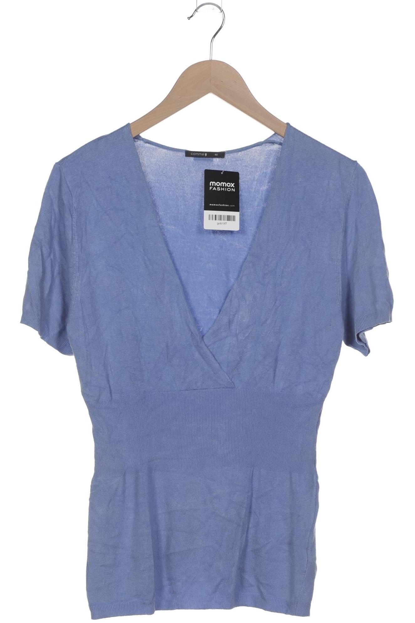 

Comma Damen Pullover, blau, Gr. 40