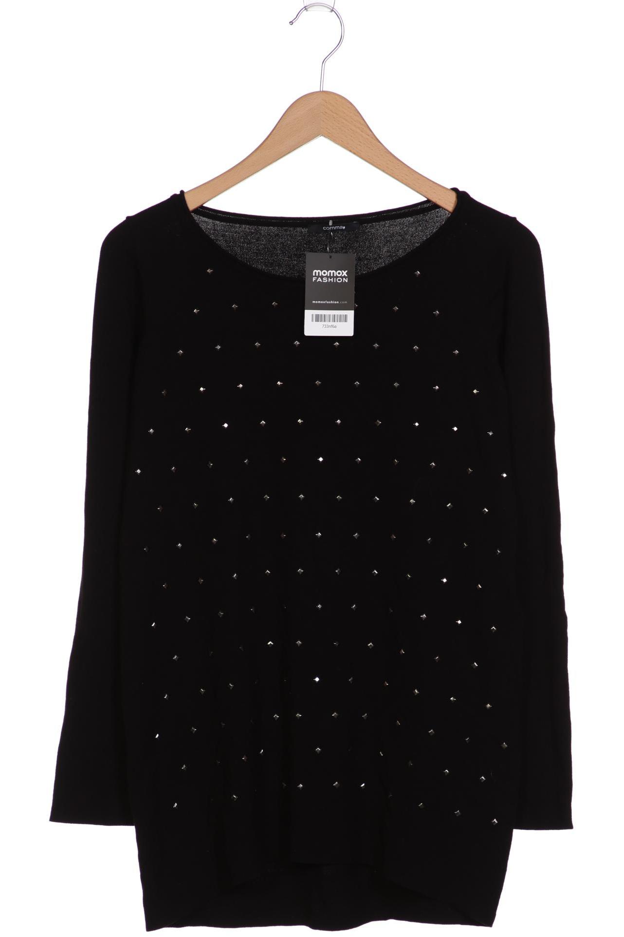 

Comma Damen Pullover, schwarz