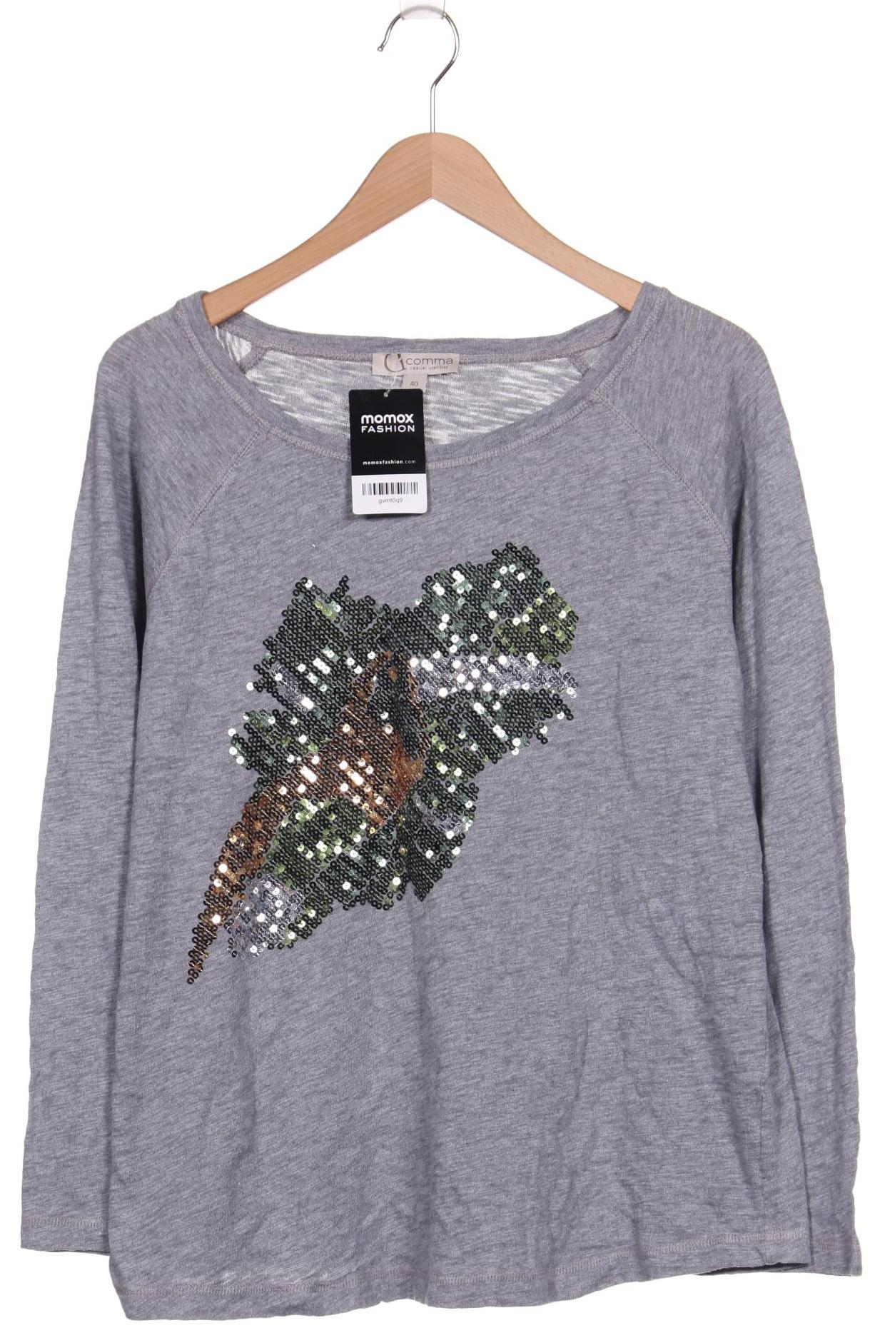 

Comma Damen Pullover, grau