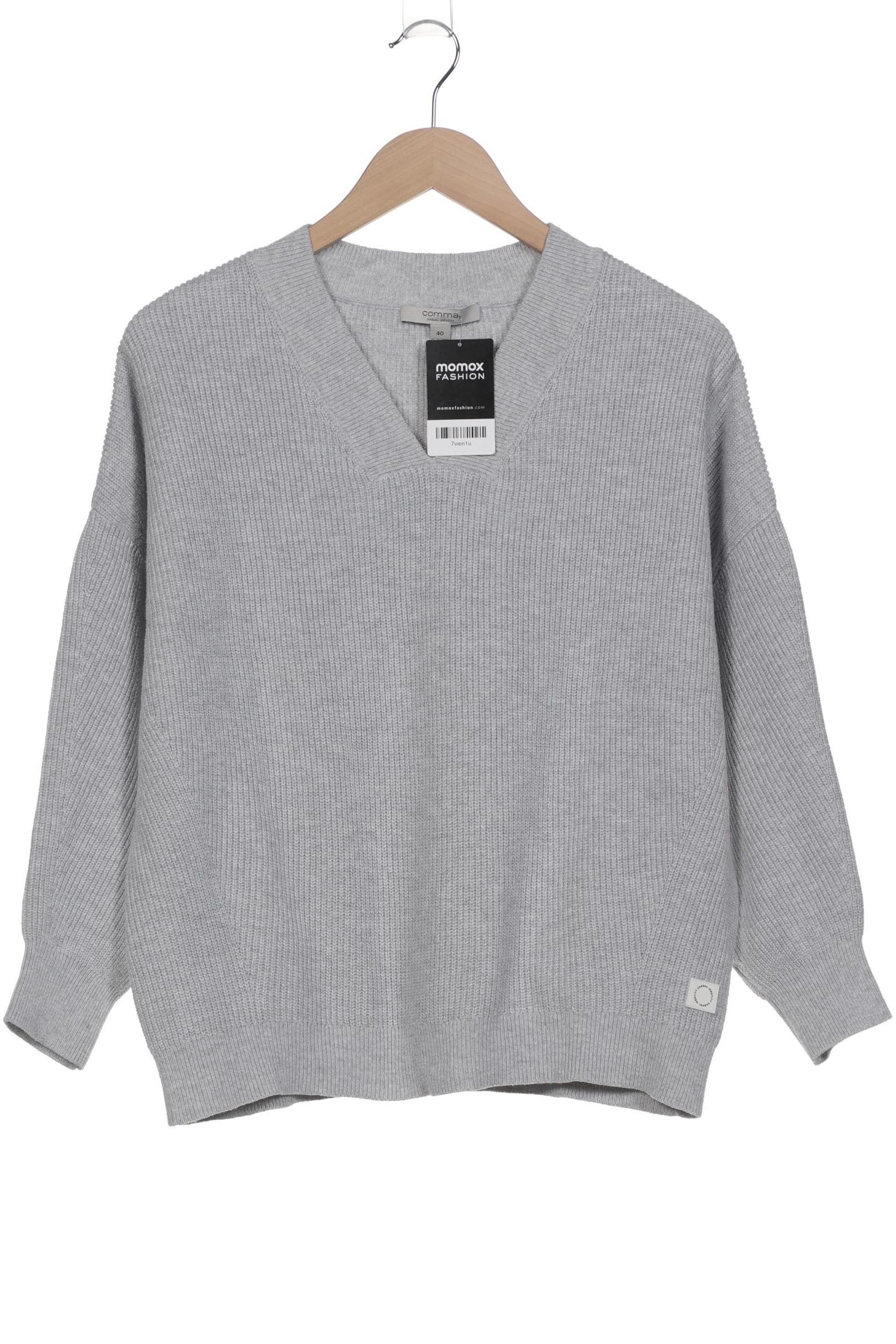 

Comma Damen Pullover, grau, Gr. 40