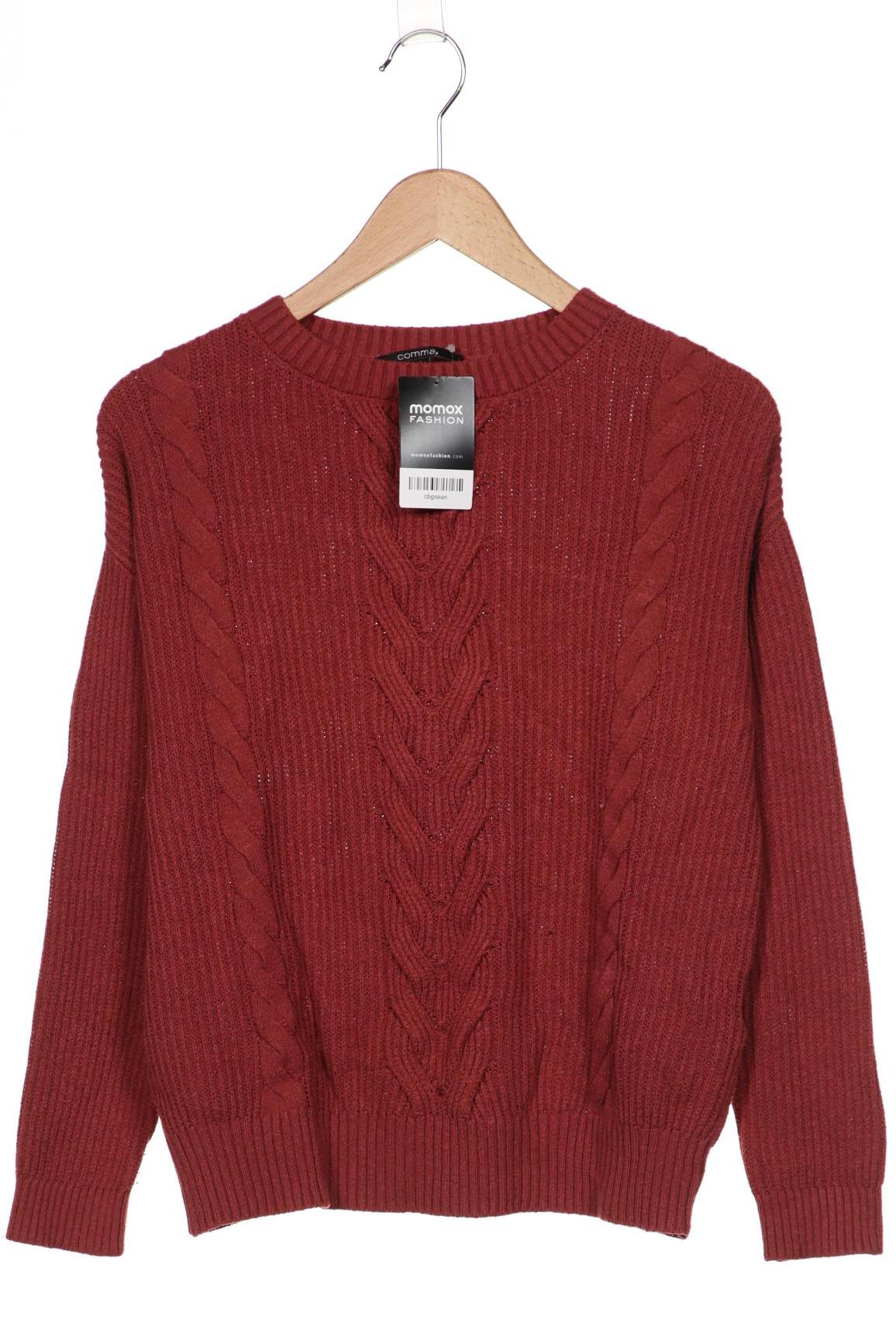 

Comma Damen Pullover, bordeaux, Gr. 38