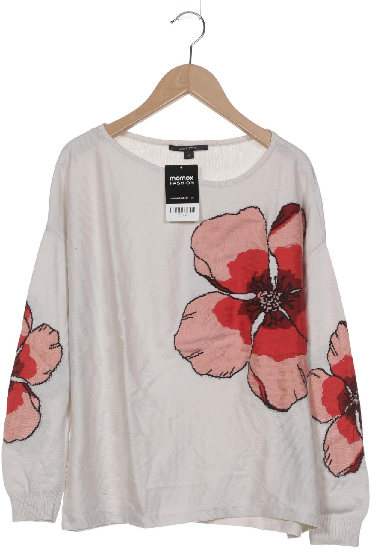 

Comma Damen Pullover, weiß, Gr. 38