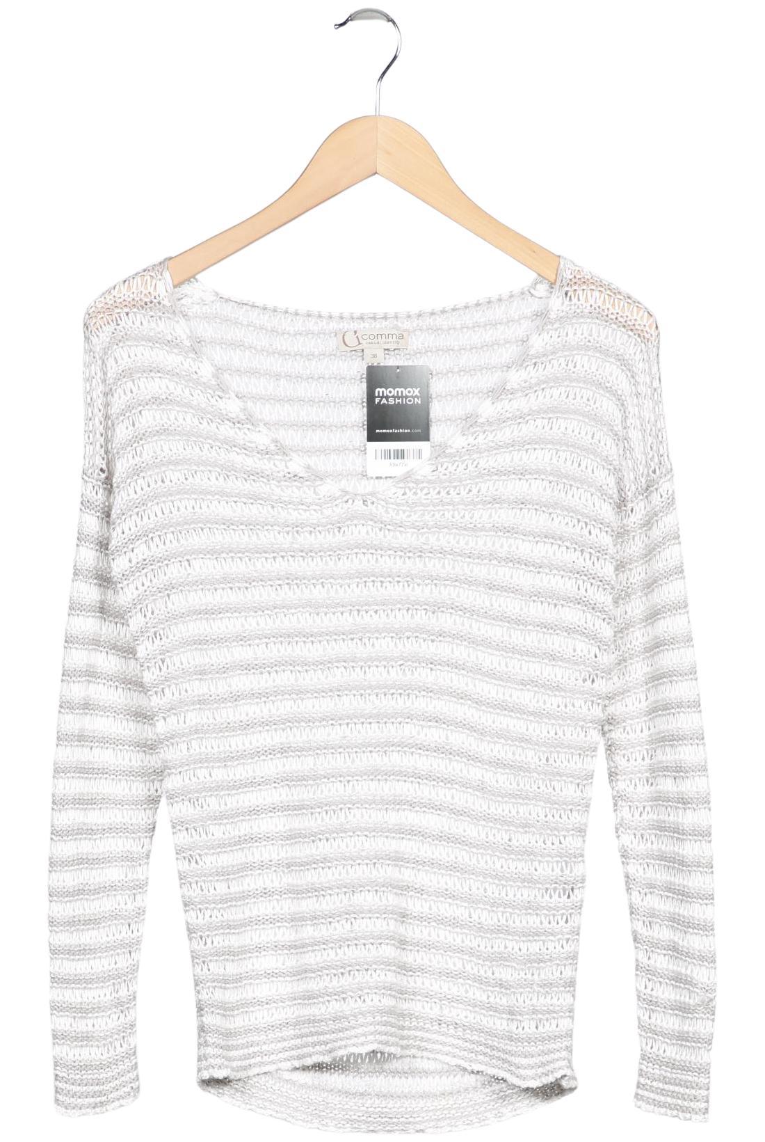 

Comma Damen Pullover, weiß, Gr. 38