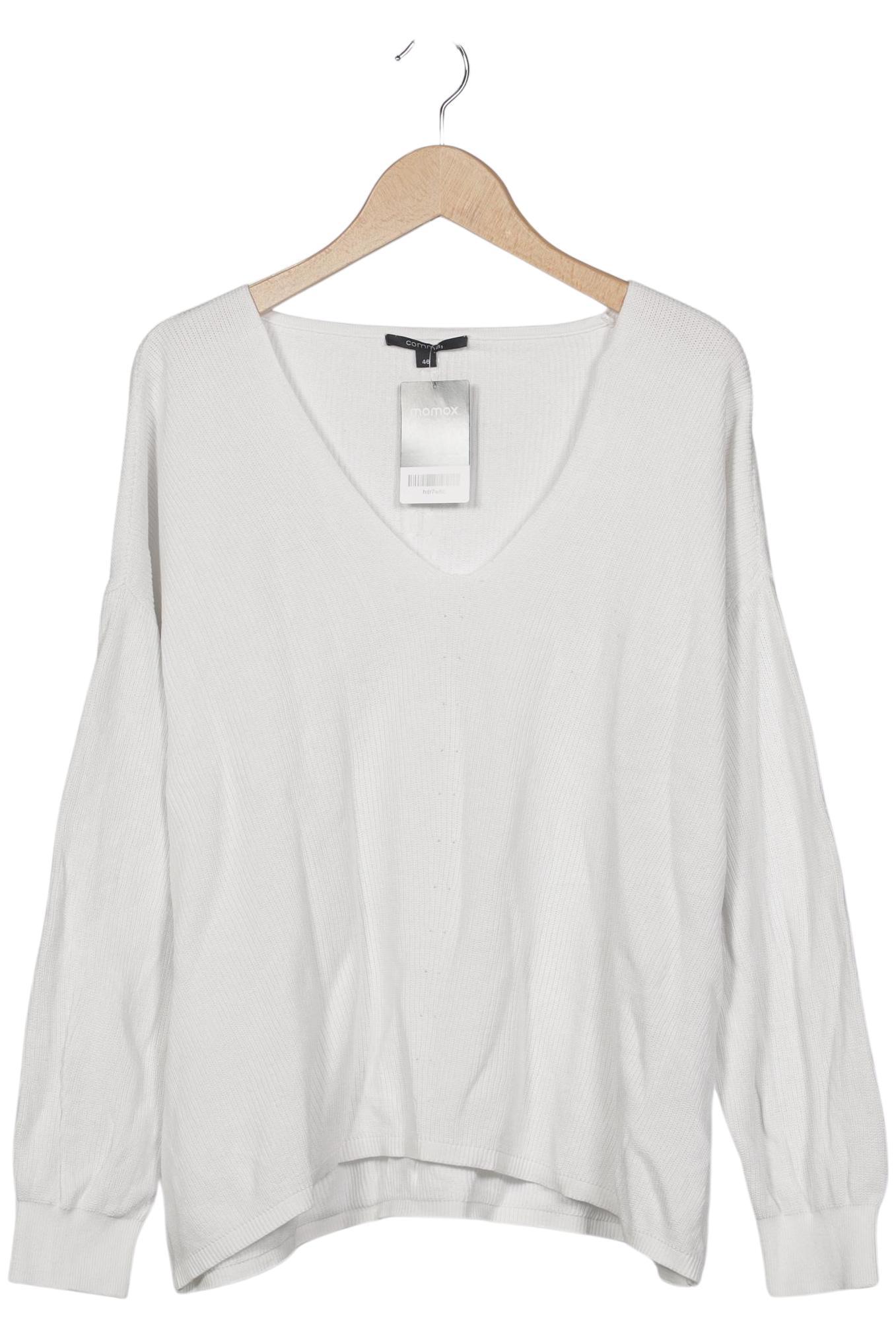 

Comma Damen Pullover, weiß, Gr. 46