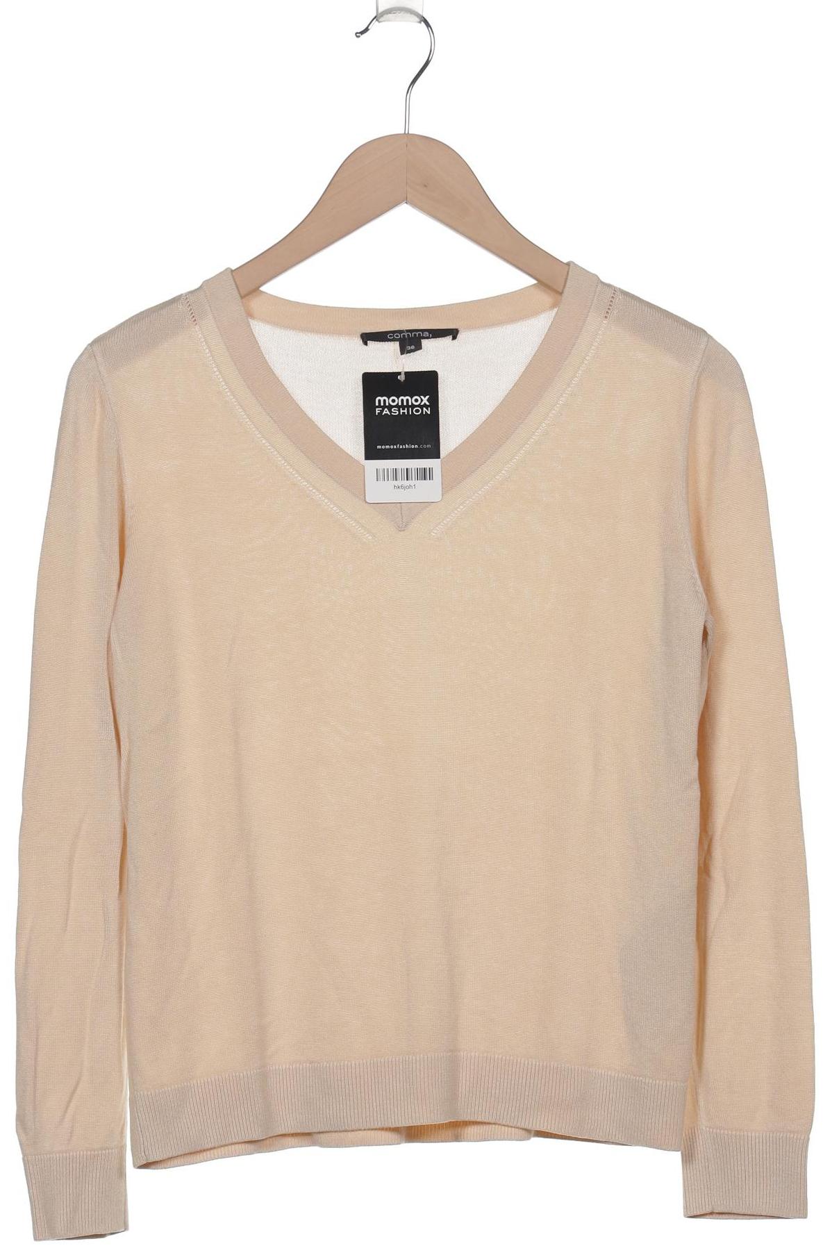 

Comma Damen Pullover, beige, Gr. 36