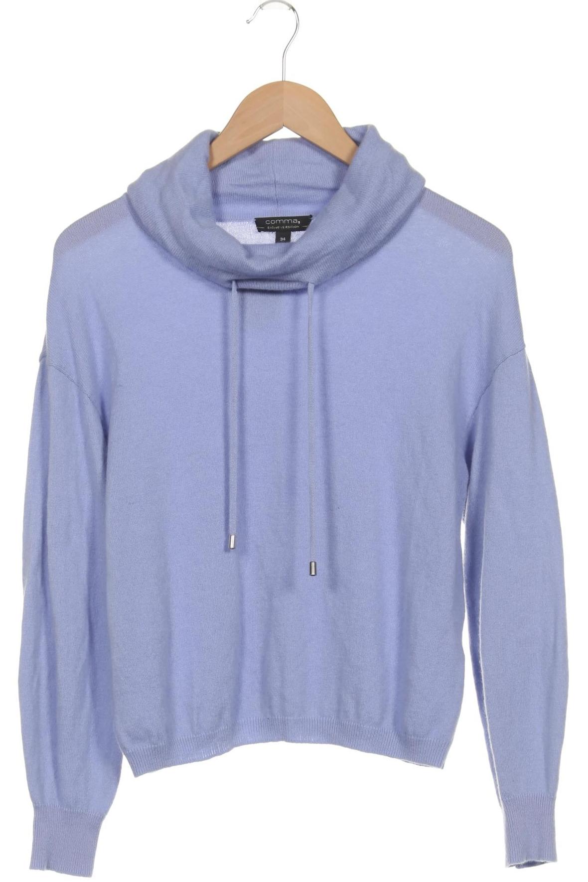 

Comma Damen Pullover, blau, Gr. 34