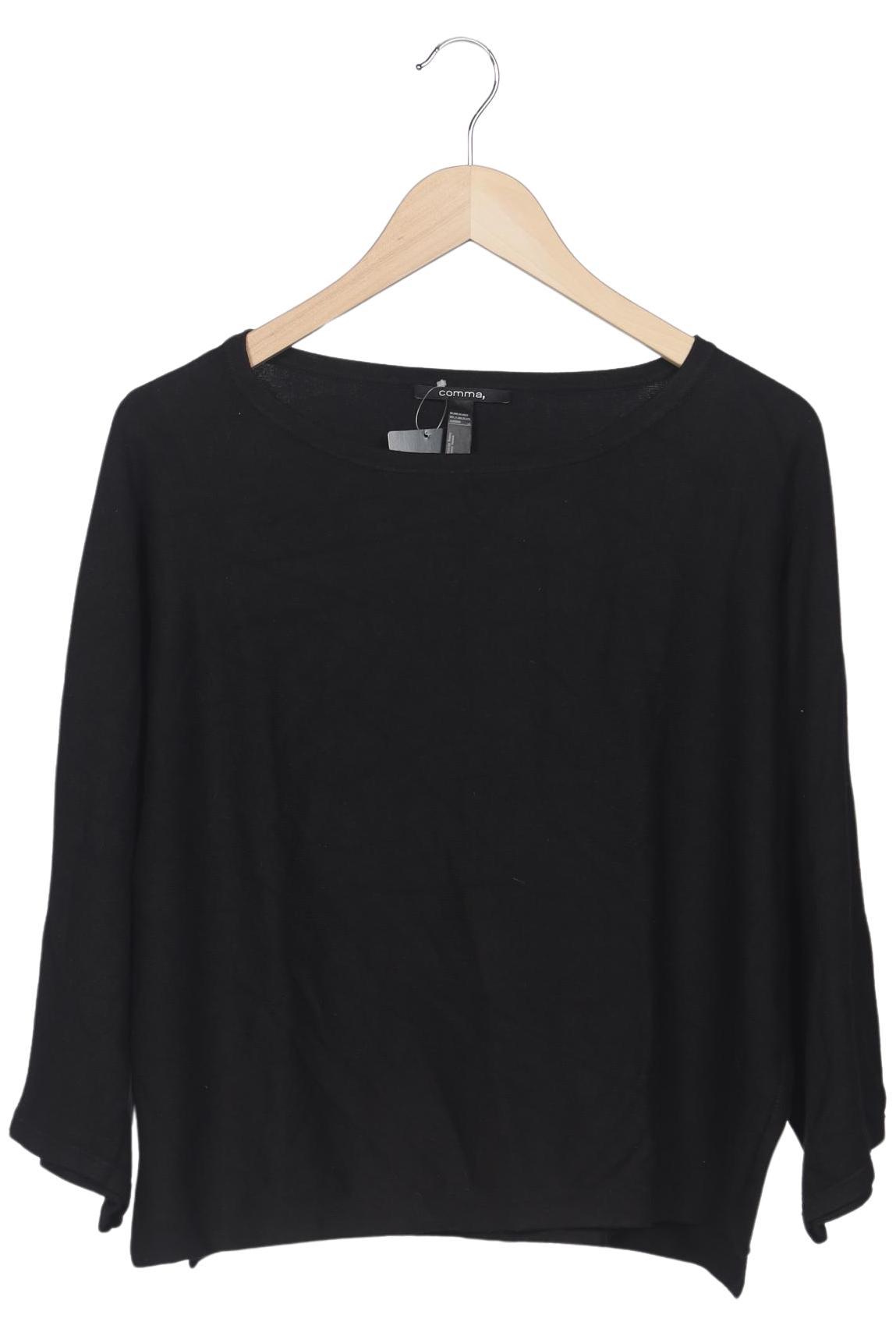 

Comma Damen Pullover, schwarz, Gr. 48