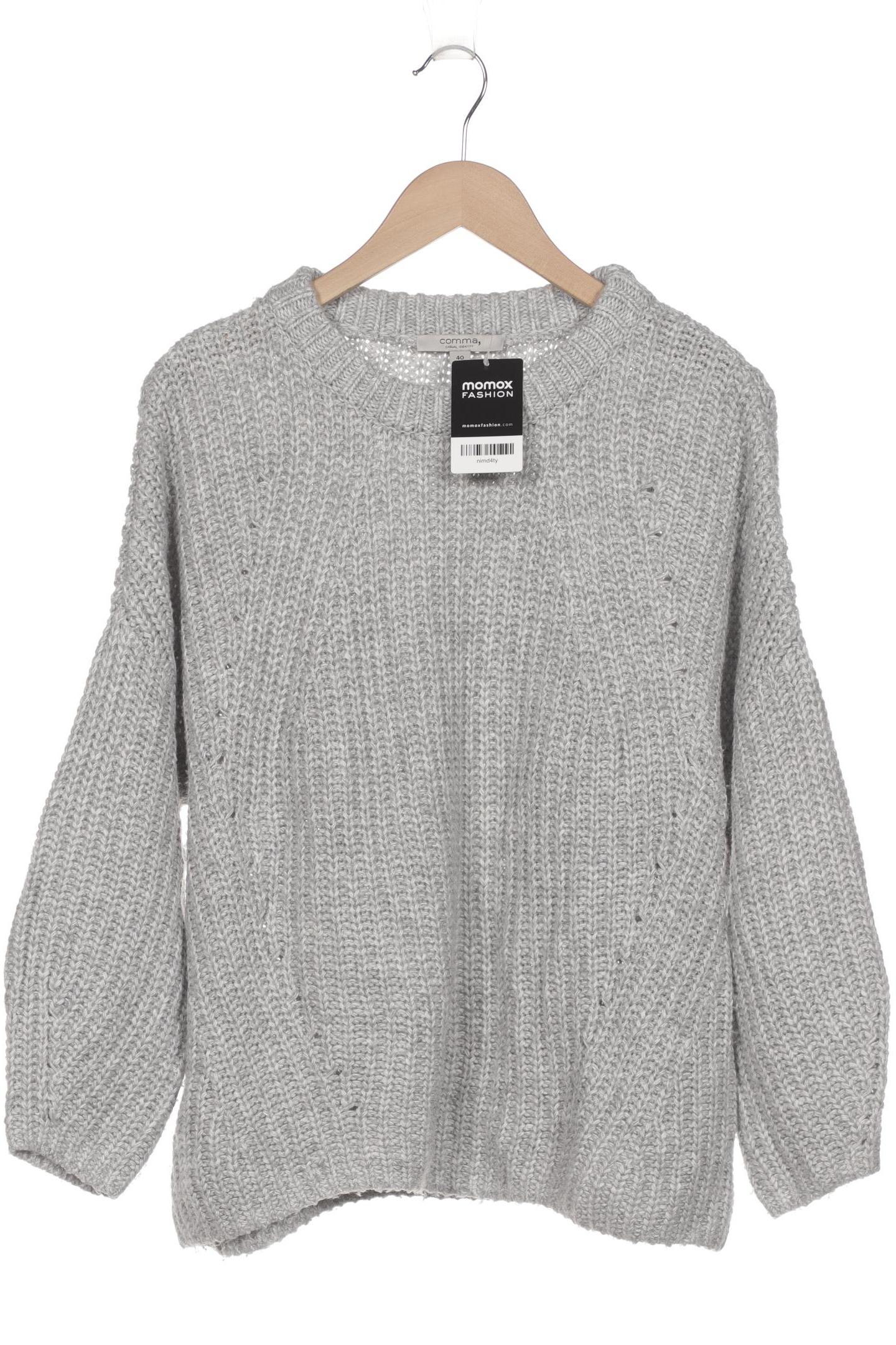 

Comma Damen Pullover, grau, Gr. 40