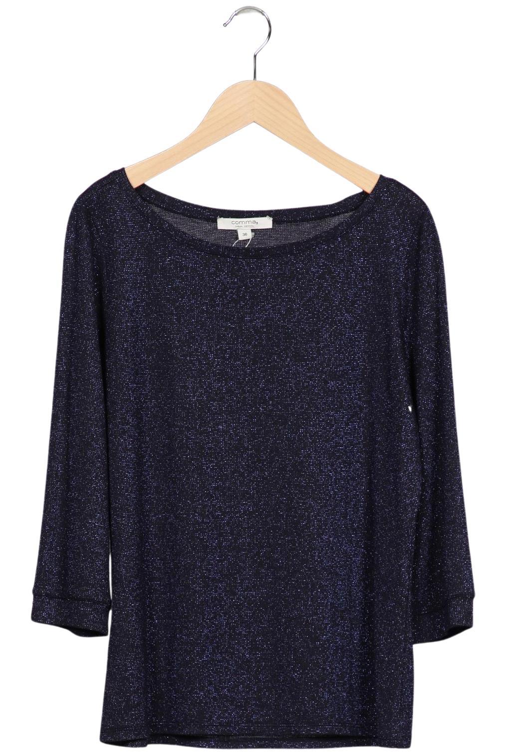 

Comma Damen Pullover, marineblau, Gr. 36