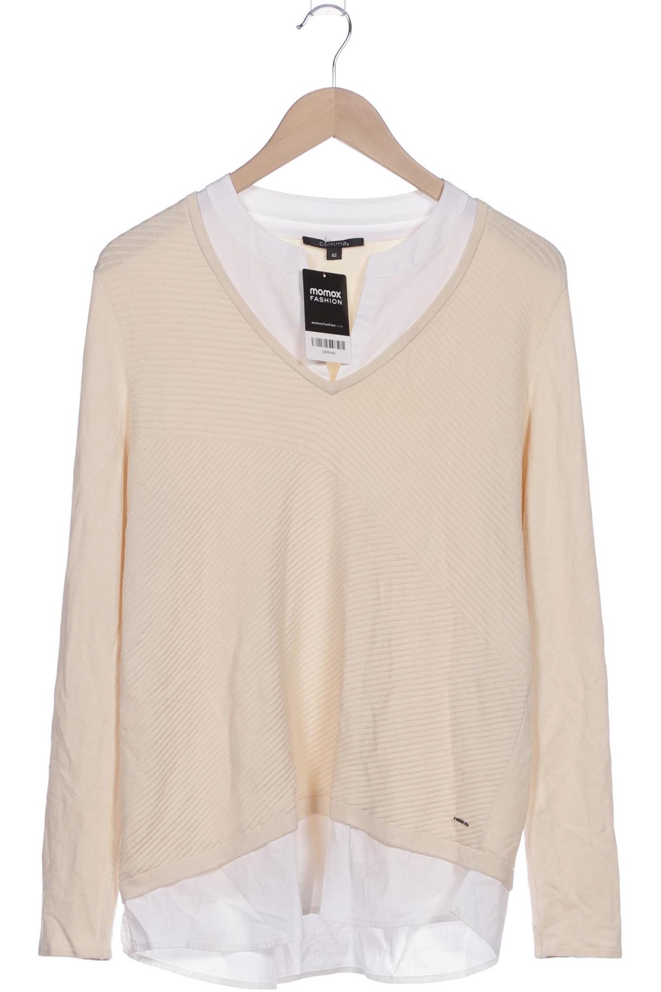 

Comma Damen Pullover, beige, Gr. 42