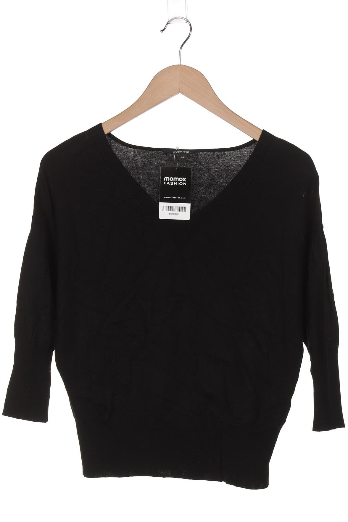 

Comma Damen Pullover, schwarz, Gr. 34