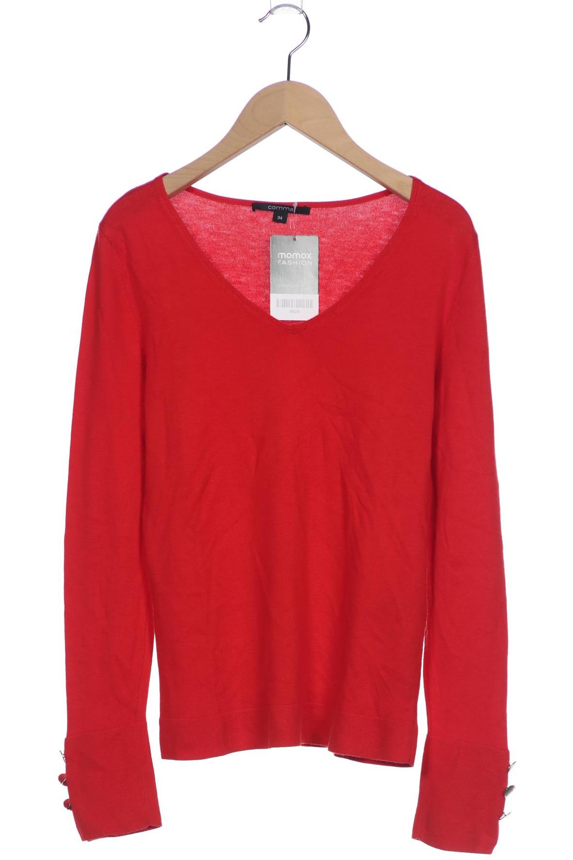 

Comma Damen Pullover, rot, Gr. 34