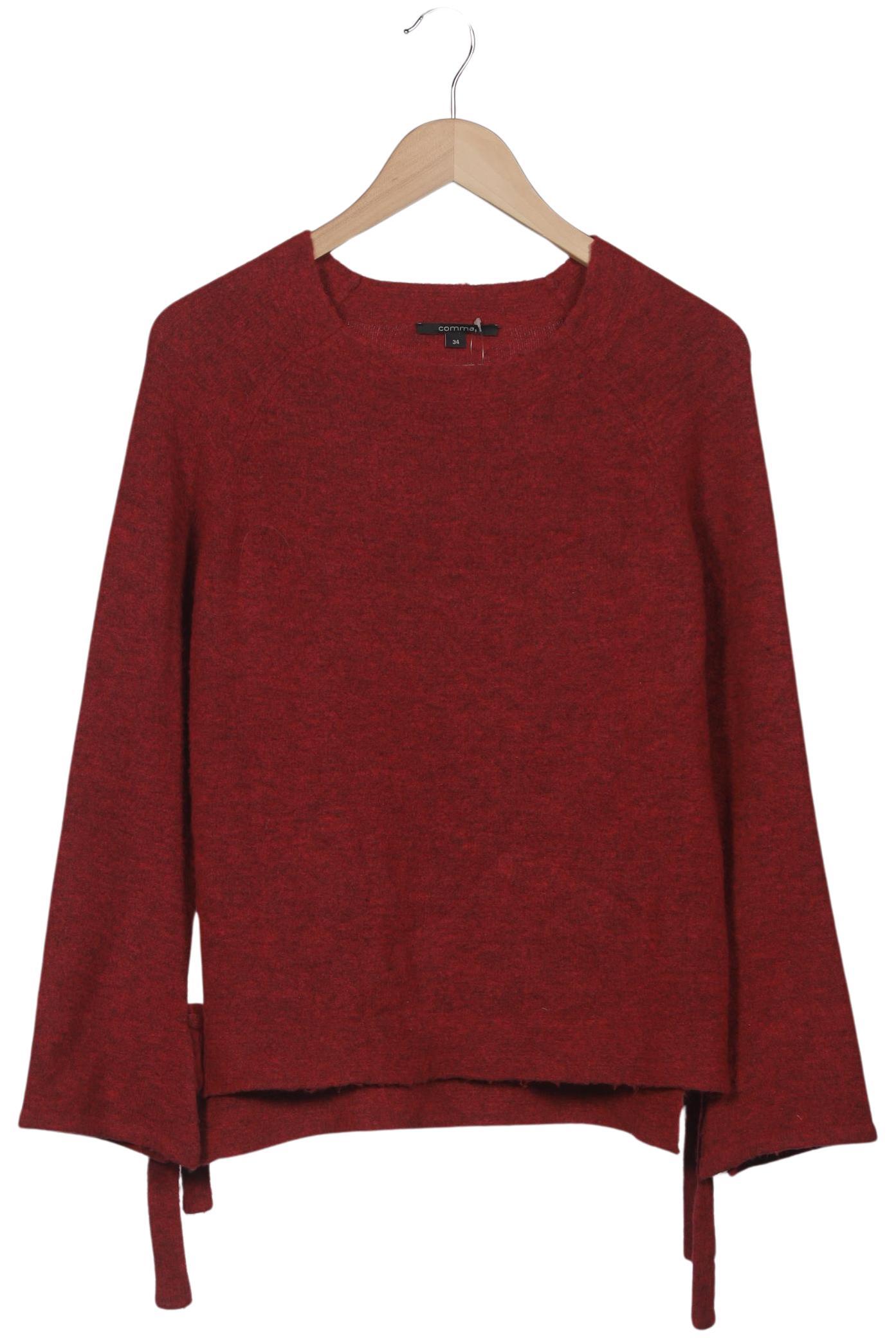 

Comma Damen Pullover, rot, Gr. 34