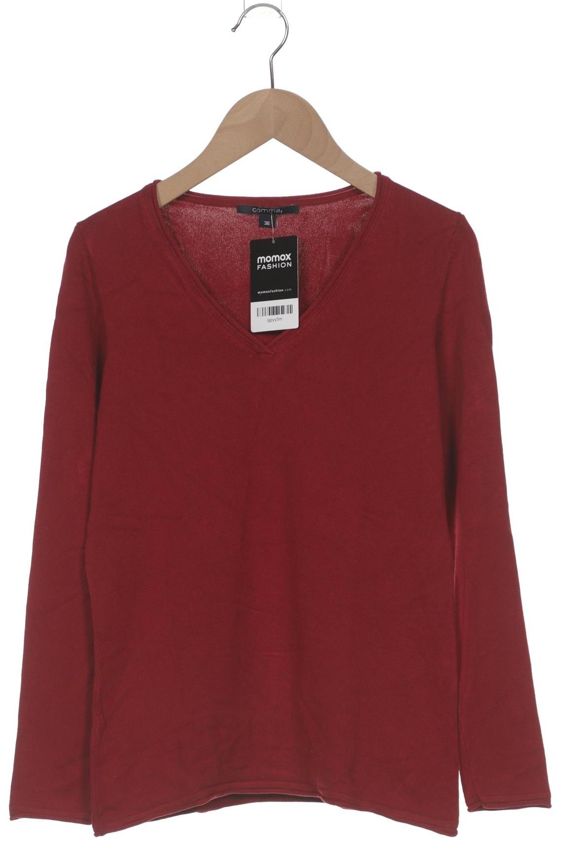 

Comma Damen Pullover, bordeaux, Gr. 36