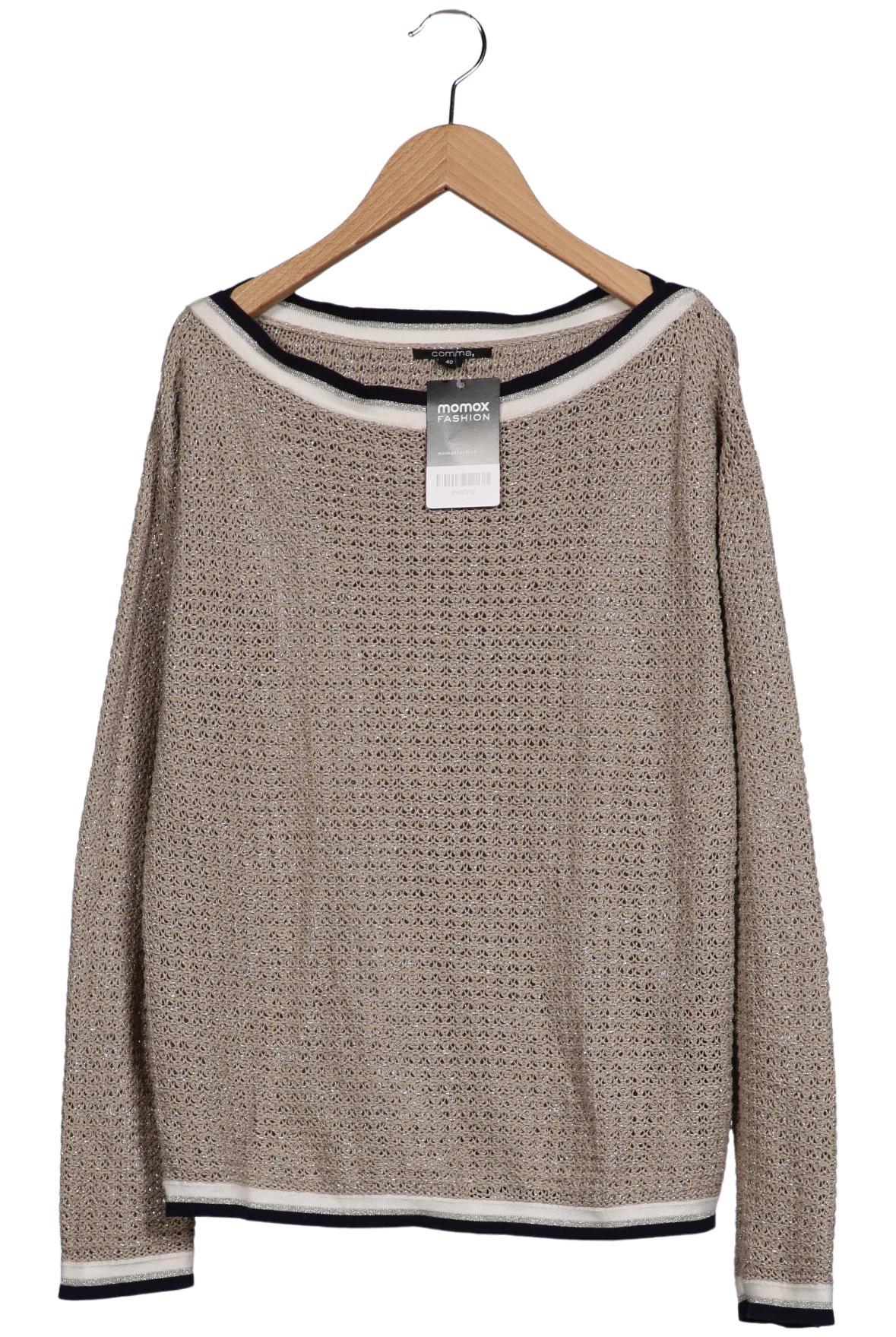 

Comma Damen Pullover, beige, Gr. 40