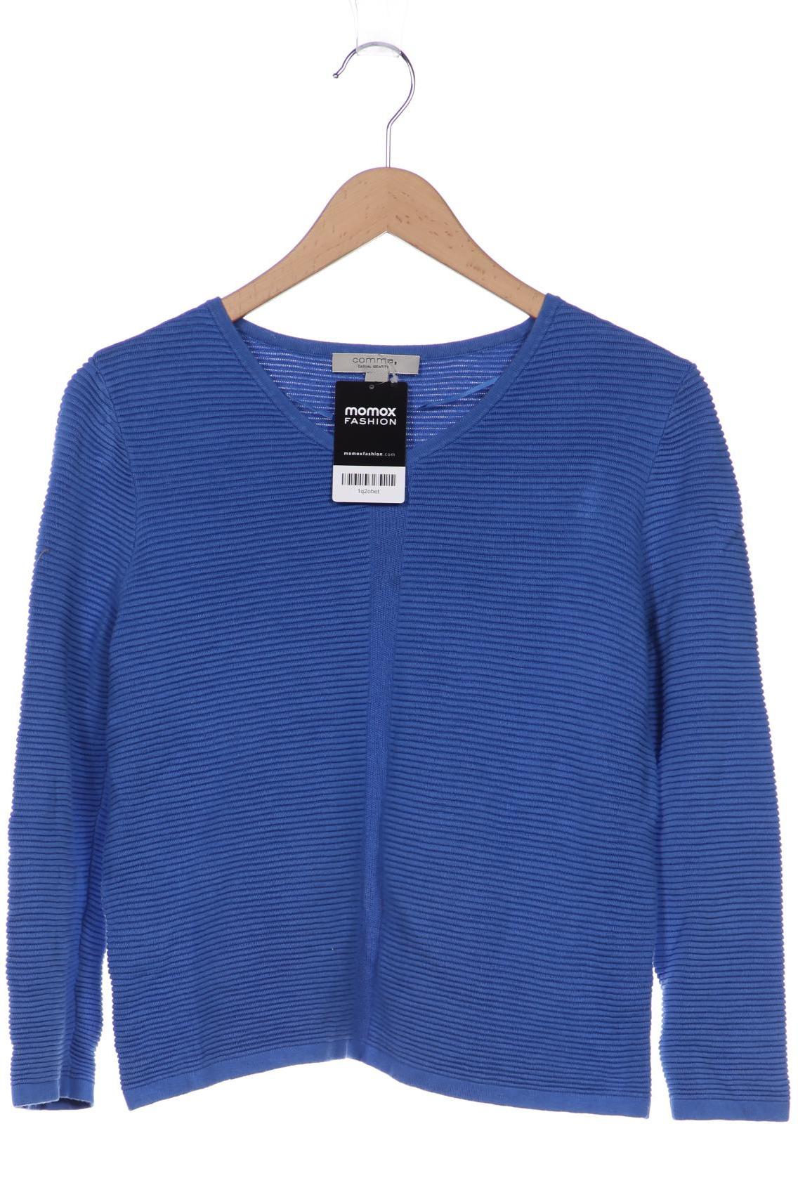 

Comma Damen Pullover, blau