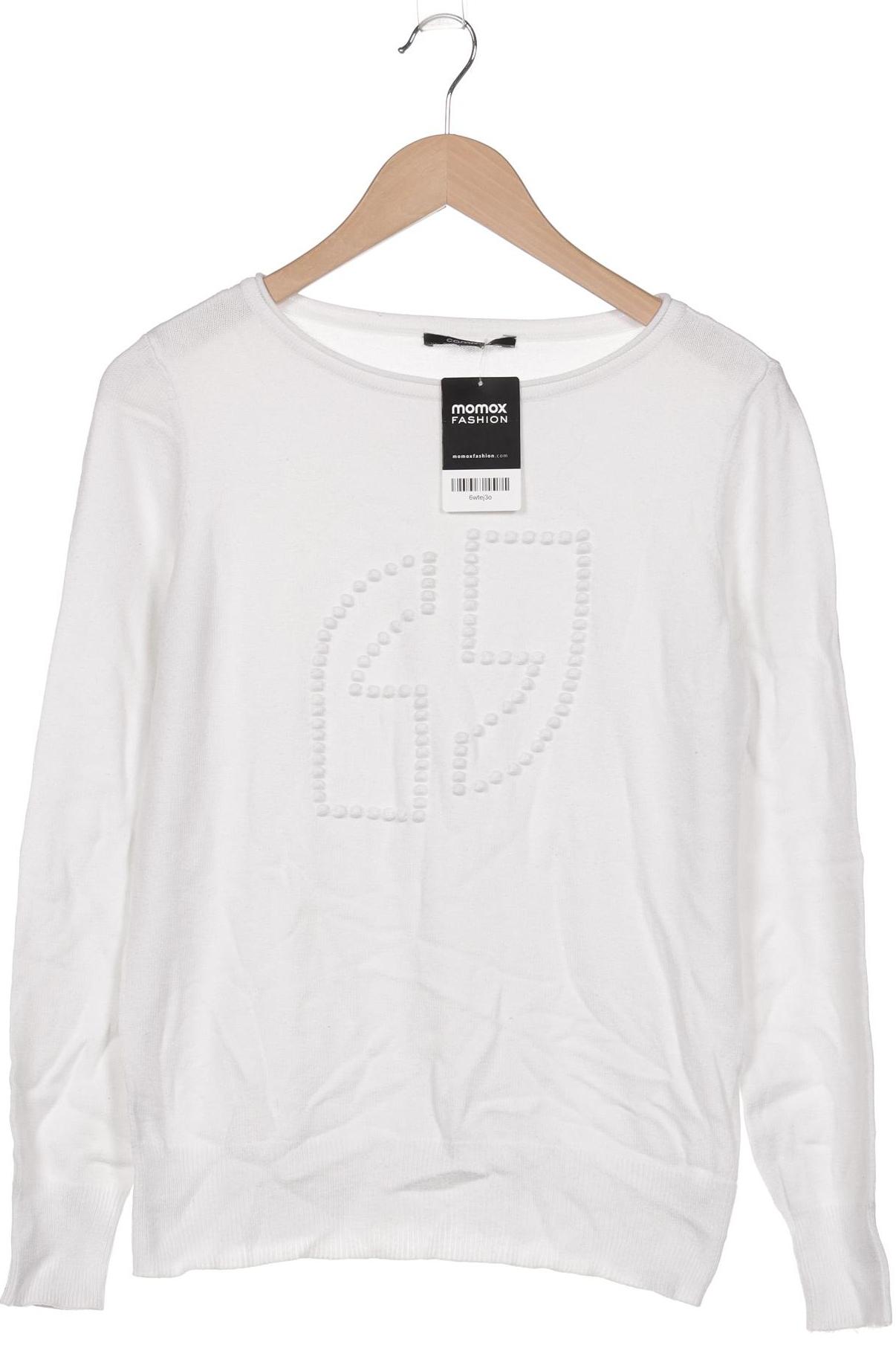 

Comma Damen Pullover, weiß, Gr. 38