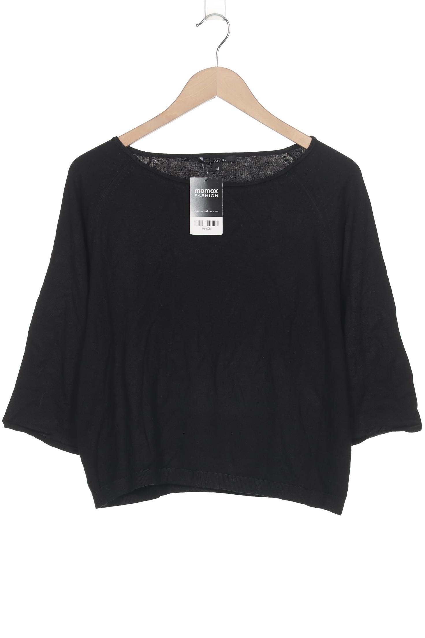 

Comma Damen Pullover, schwarz, Gr. 36