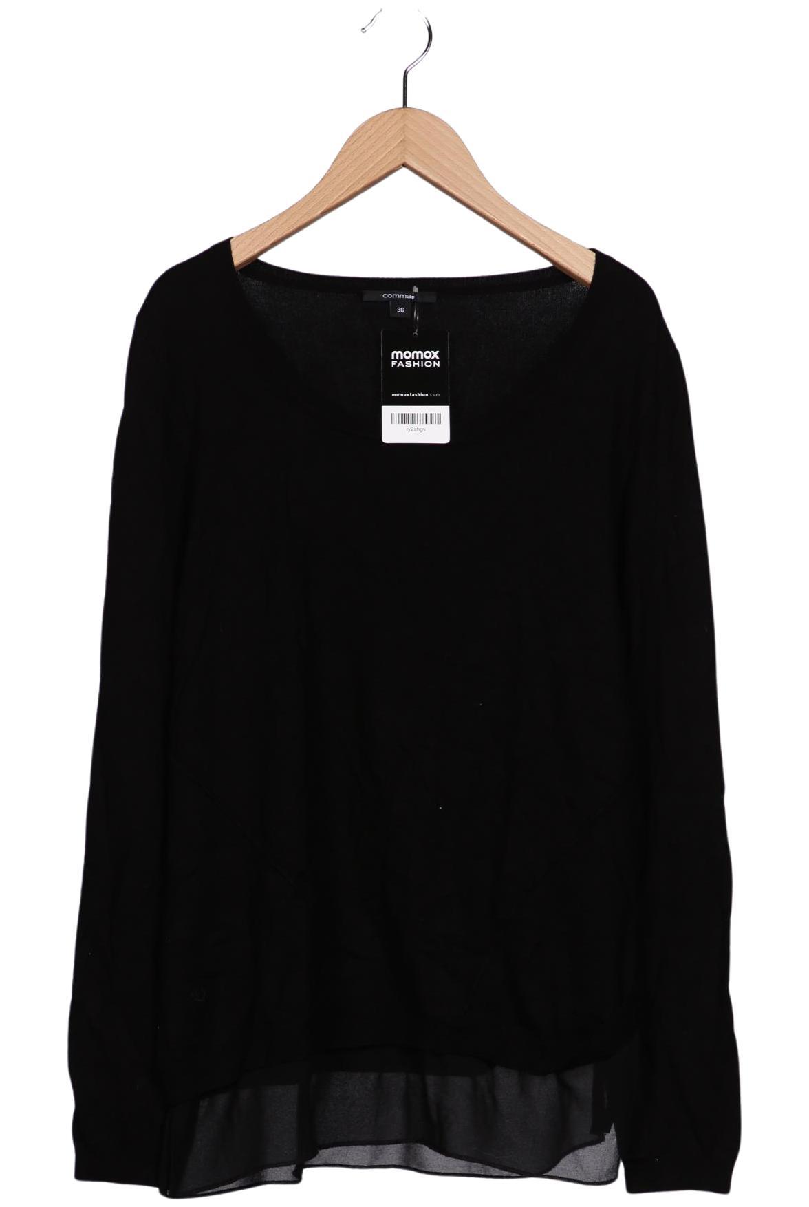 

Comma Damen Pullover, schwarz, Gr. 36