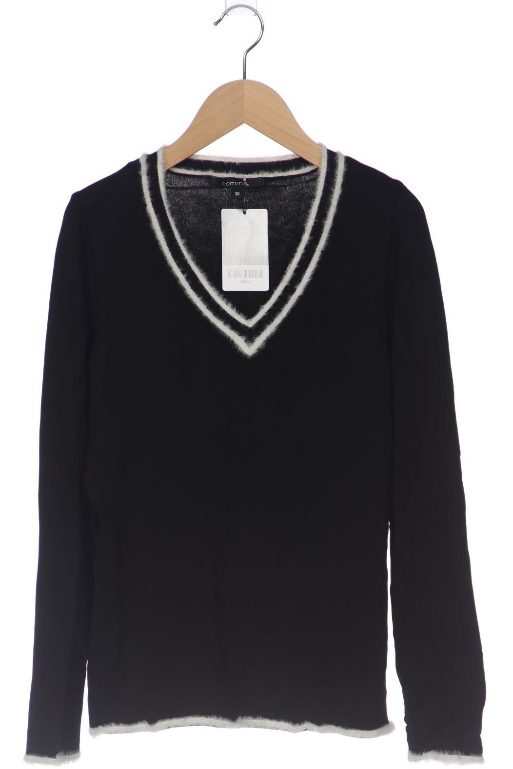 

Comma Damen Pullover, schwarz, Gr. 36