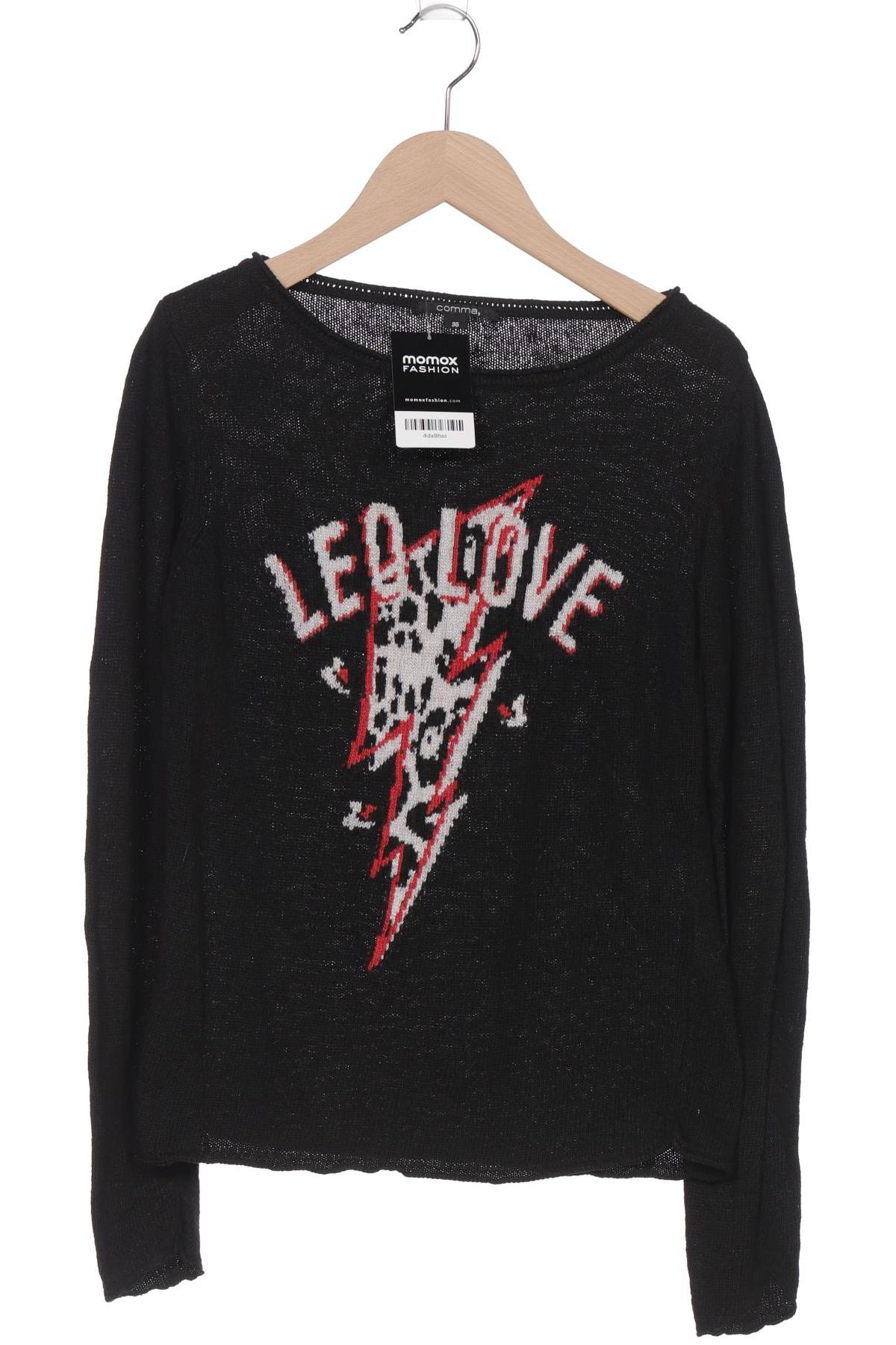 

Comma Damen Pullover, schwarz, Gr. 36