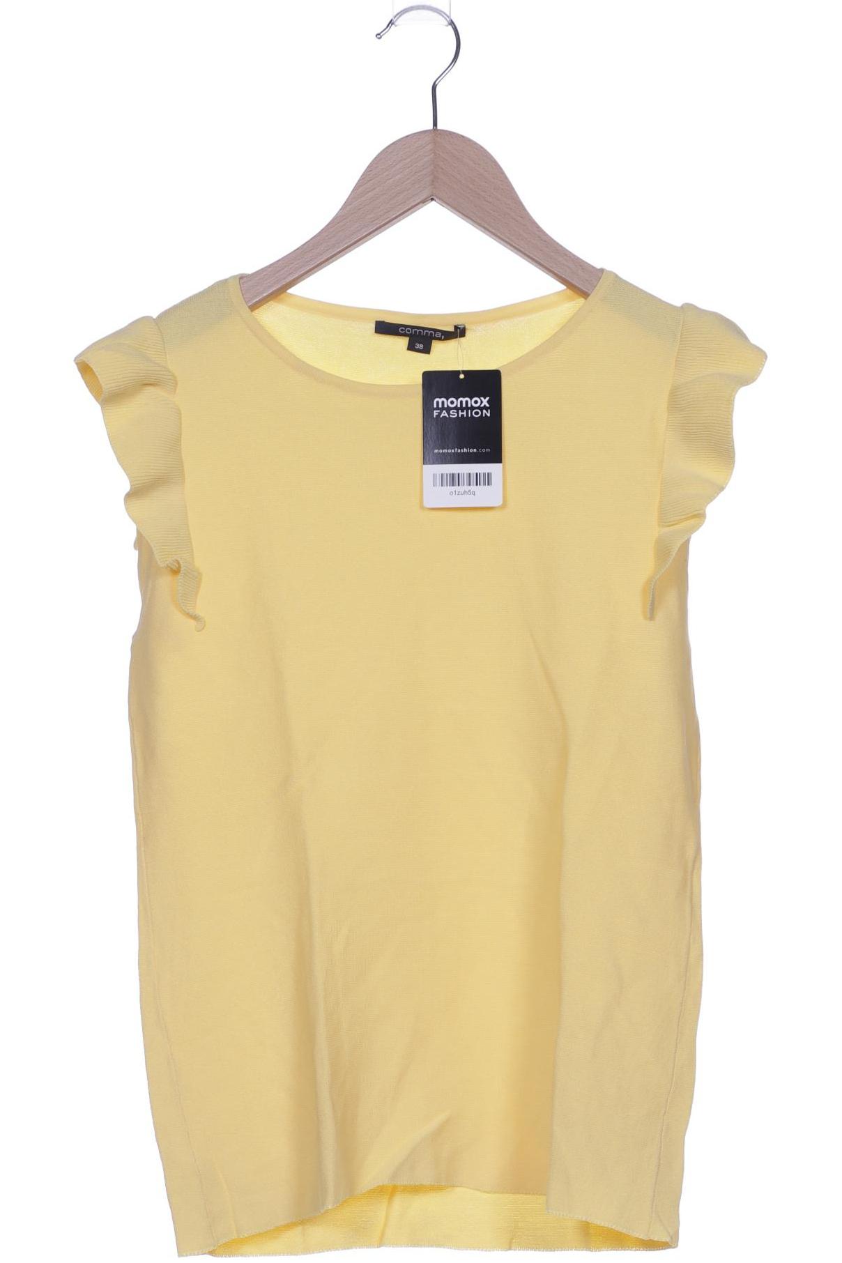 

Comma Damen Pullover, gelb, Gr. 38