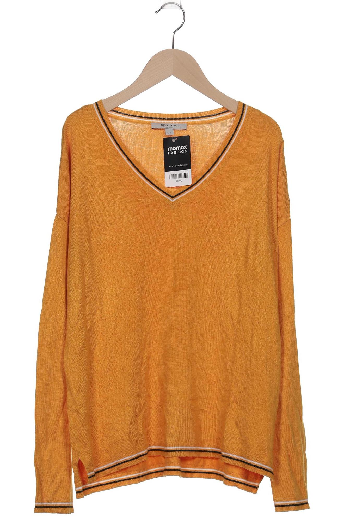 

Comma Damen Pullover, orange, Gr. 34