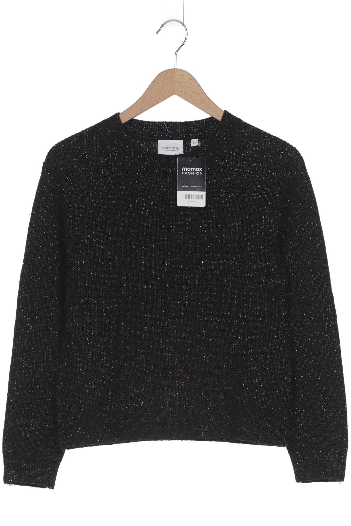 

Comma Damen Pullover, schwarz, Gr. 34