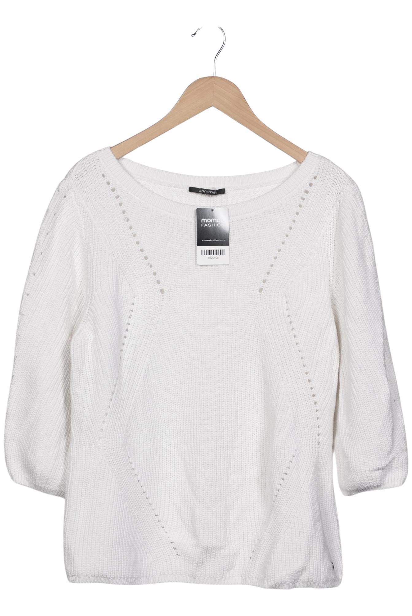 

Comma Damen Pullover, weiß, Gr. 44