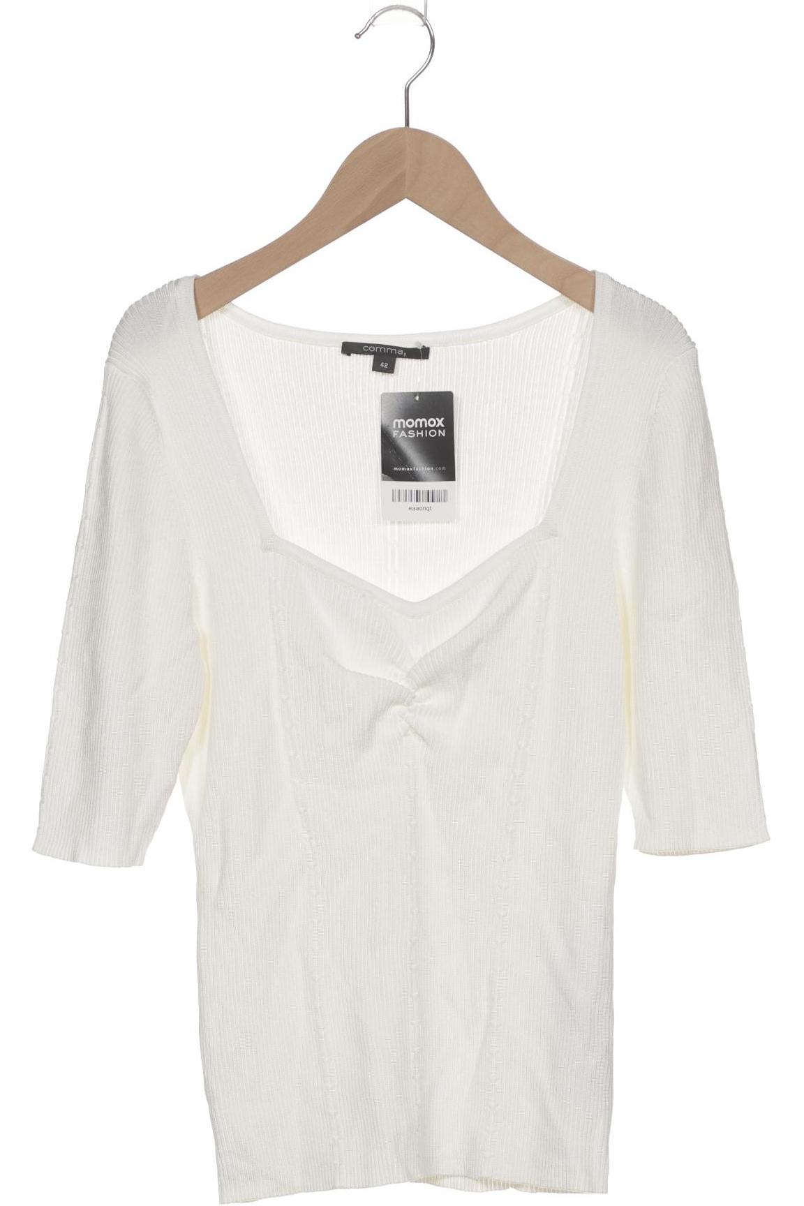 

Comma Damen Pullover, weiß, Gr. 42