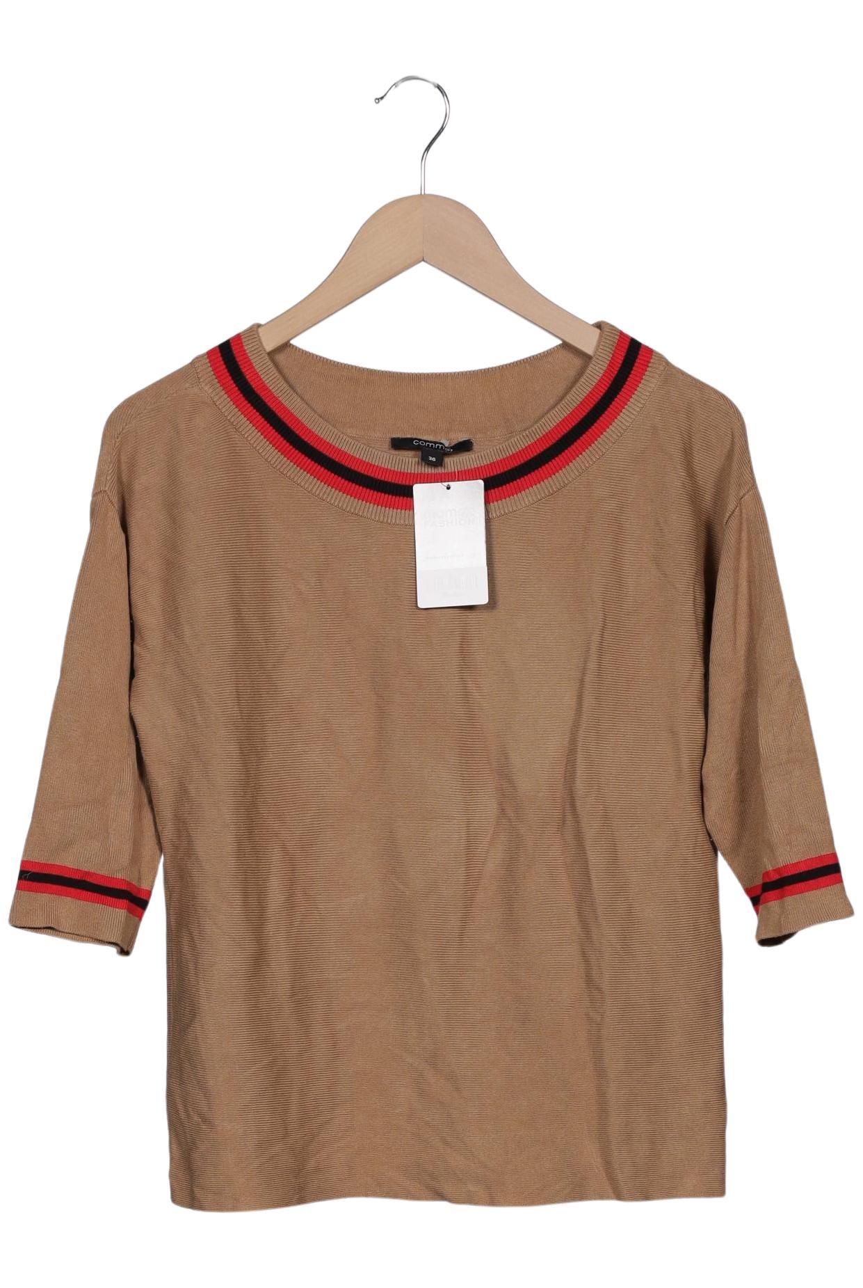 

Comma Damen Pullover, beige, Gr. 36