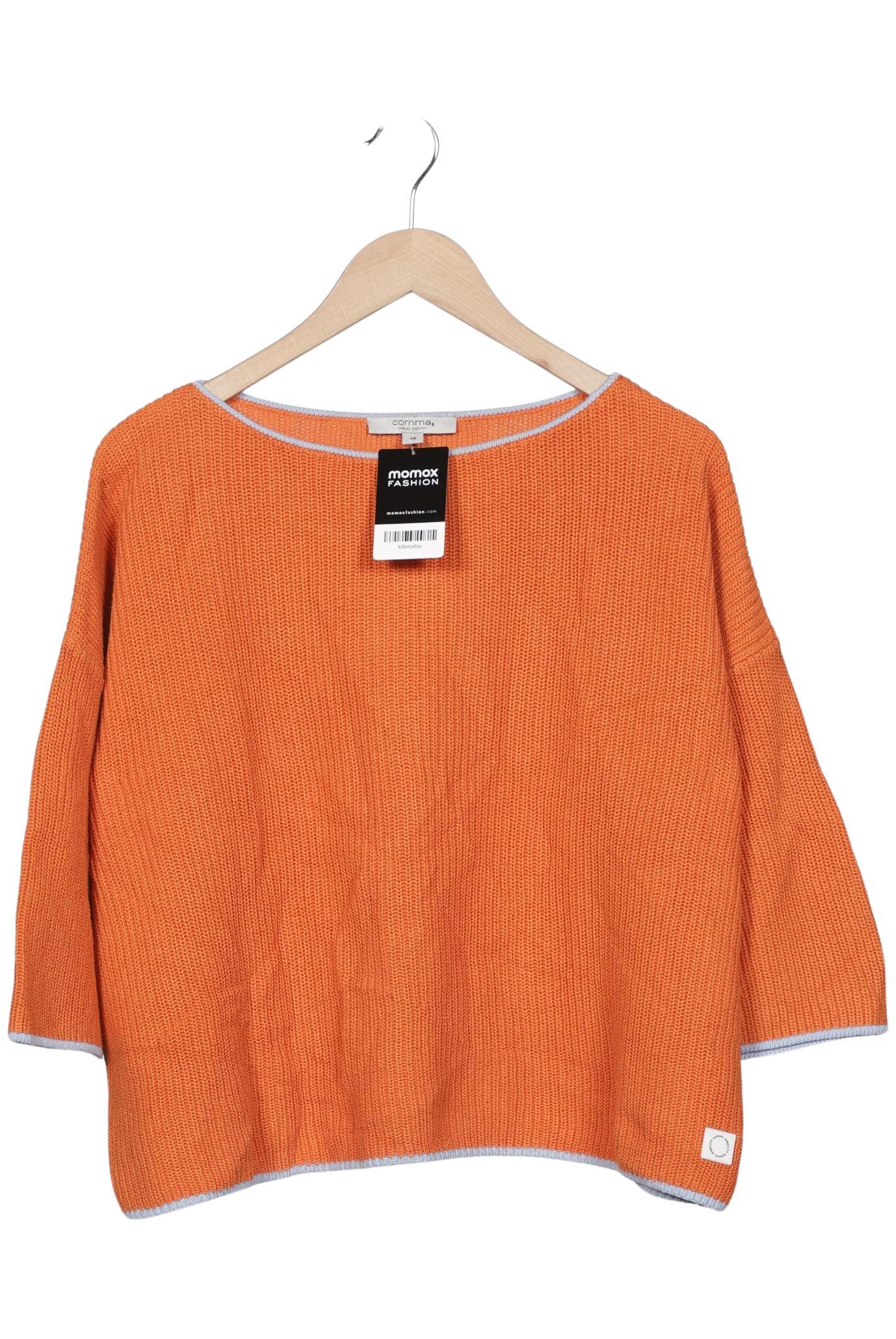

Comma Damen Pullover, orange, Gr. 38