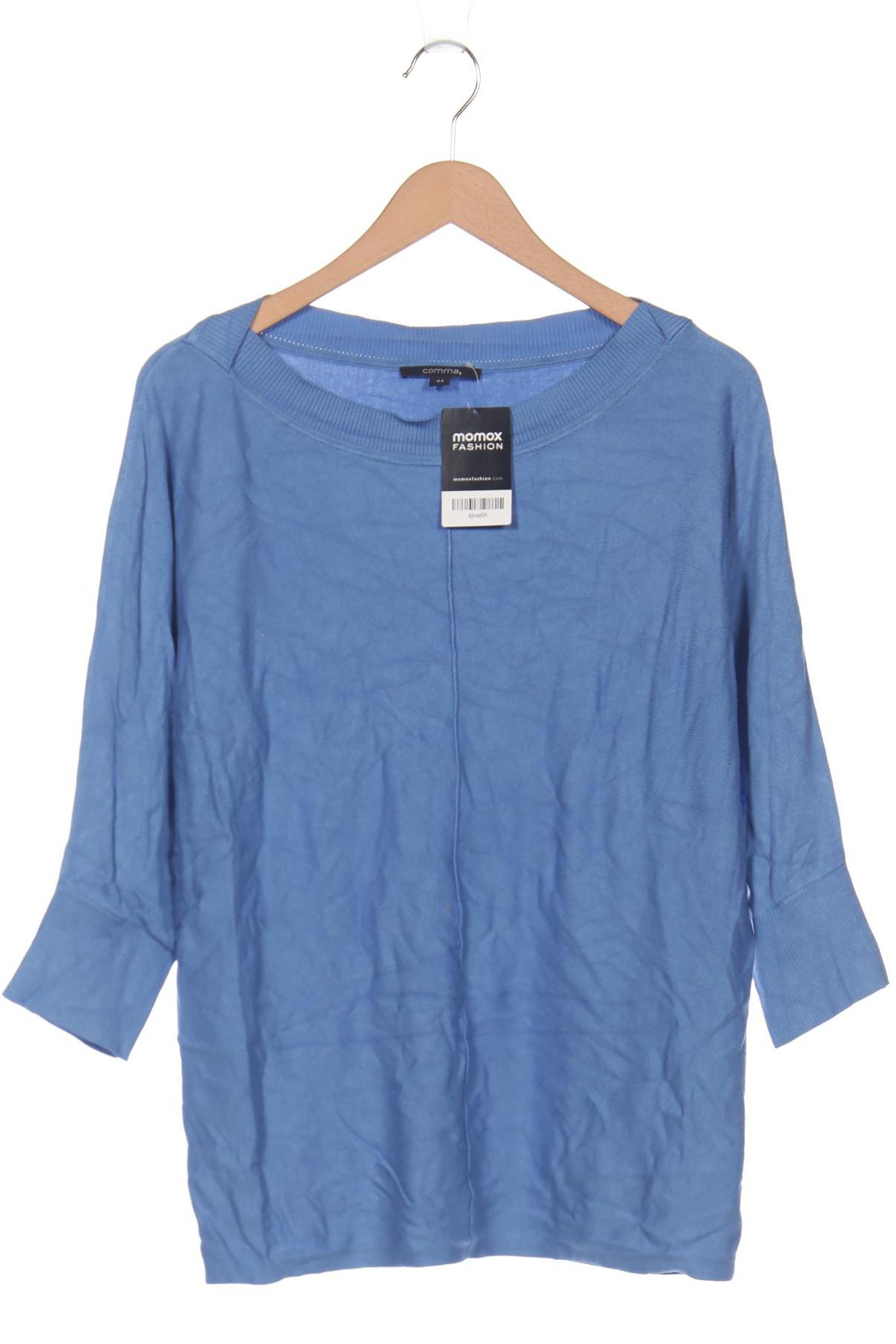 

Comma Damen Pullover, blau, Gr. 44