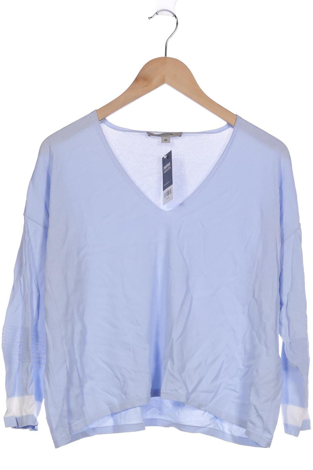 

Comma Damen Pullover, hellblau, Gr. 36