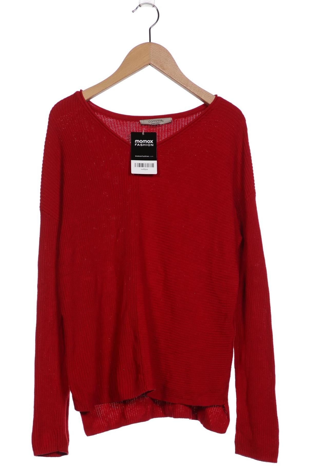 

Comma Damen Pullover, rot, Gr. 34