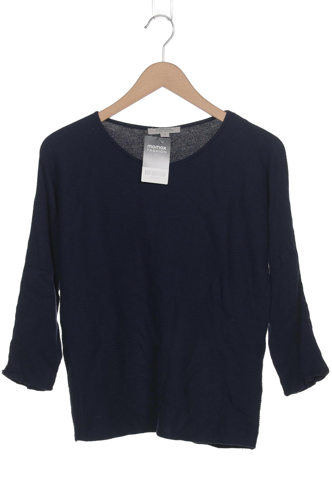 

Comma Damen Pullover, marineblau, Gr. 36