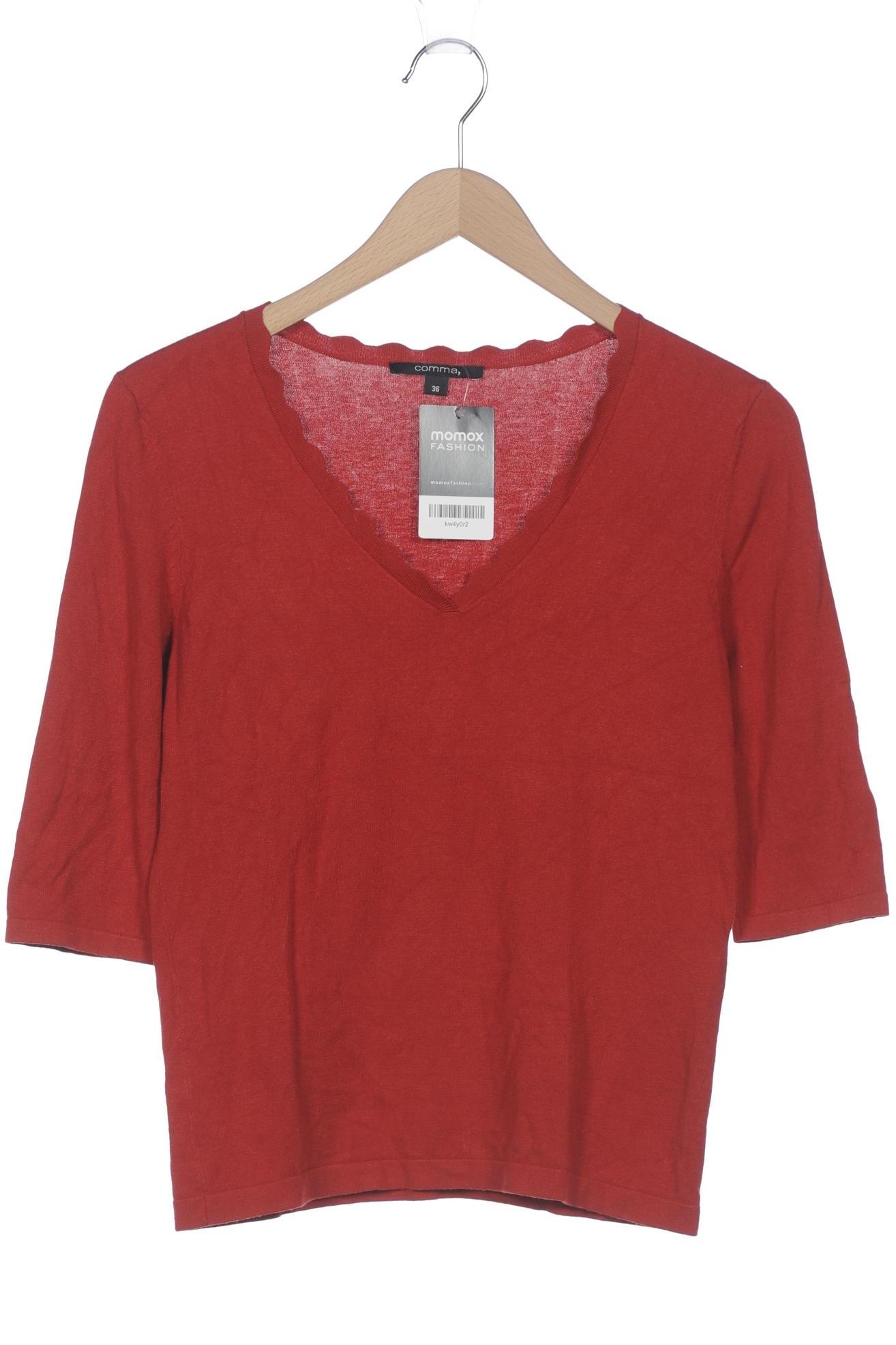 

Comma Damen Pullover, rot, Gr. 36