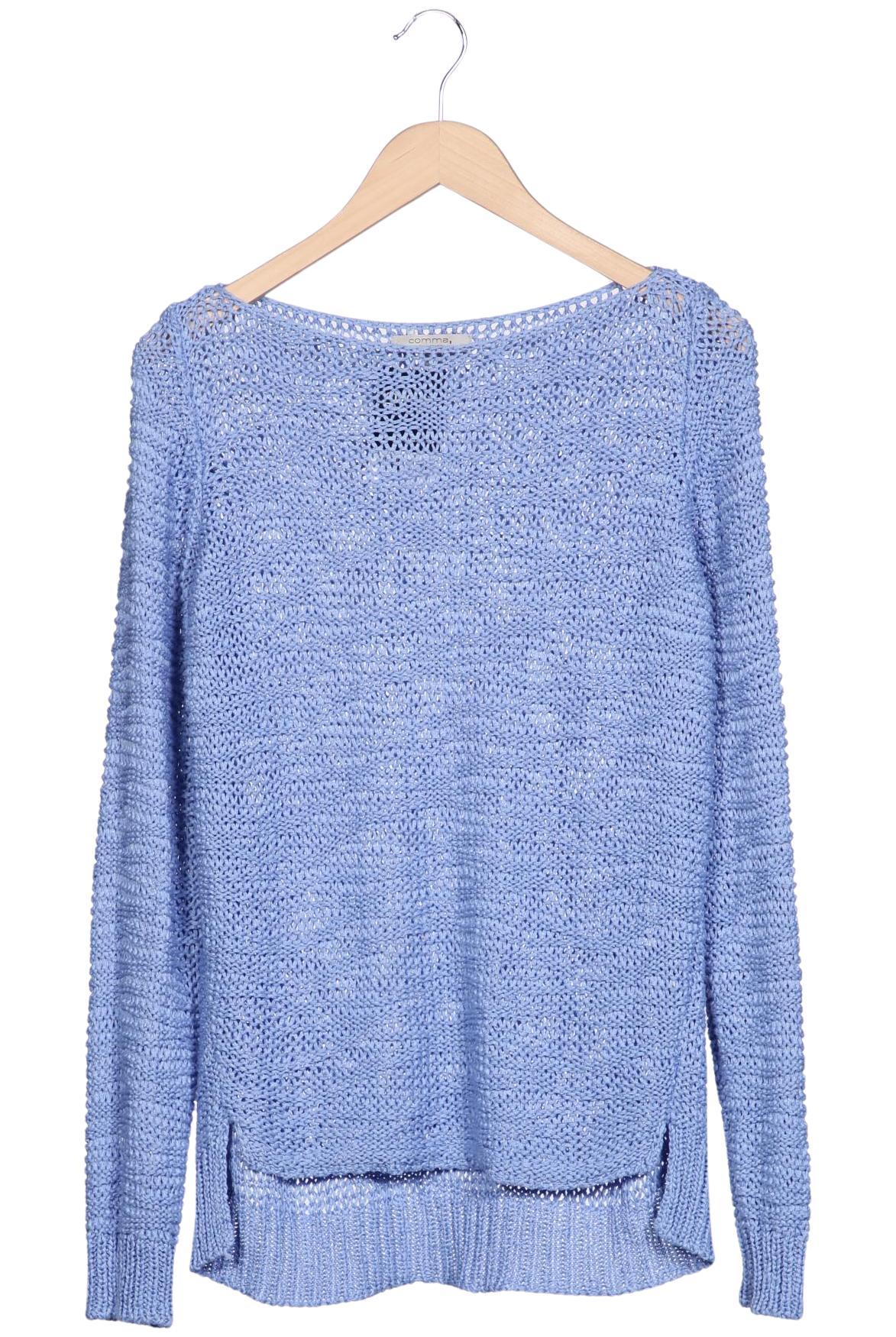 

Comma Damen Pullover, hellblau, Gr. 42