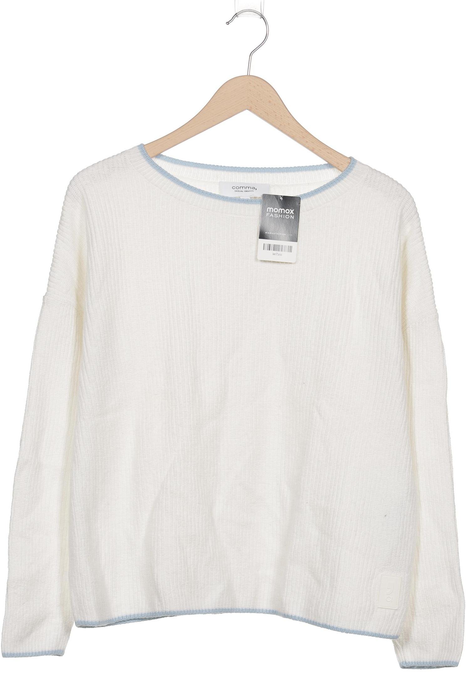 

Comma Damen Pullover, weiß, Gr. 42