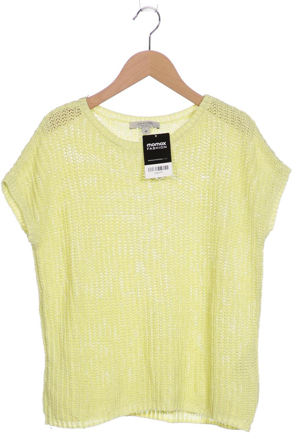

Comma Damen Pullover, gelb, Gr. 36